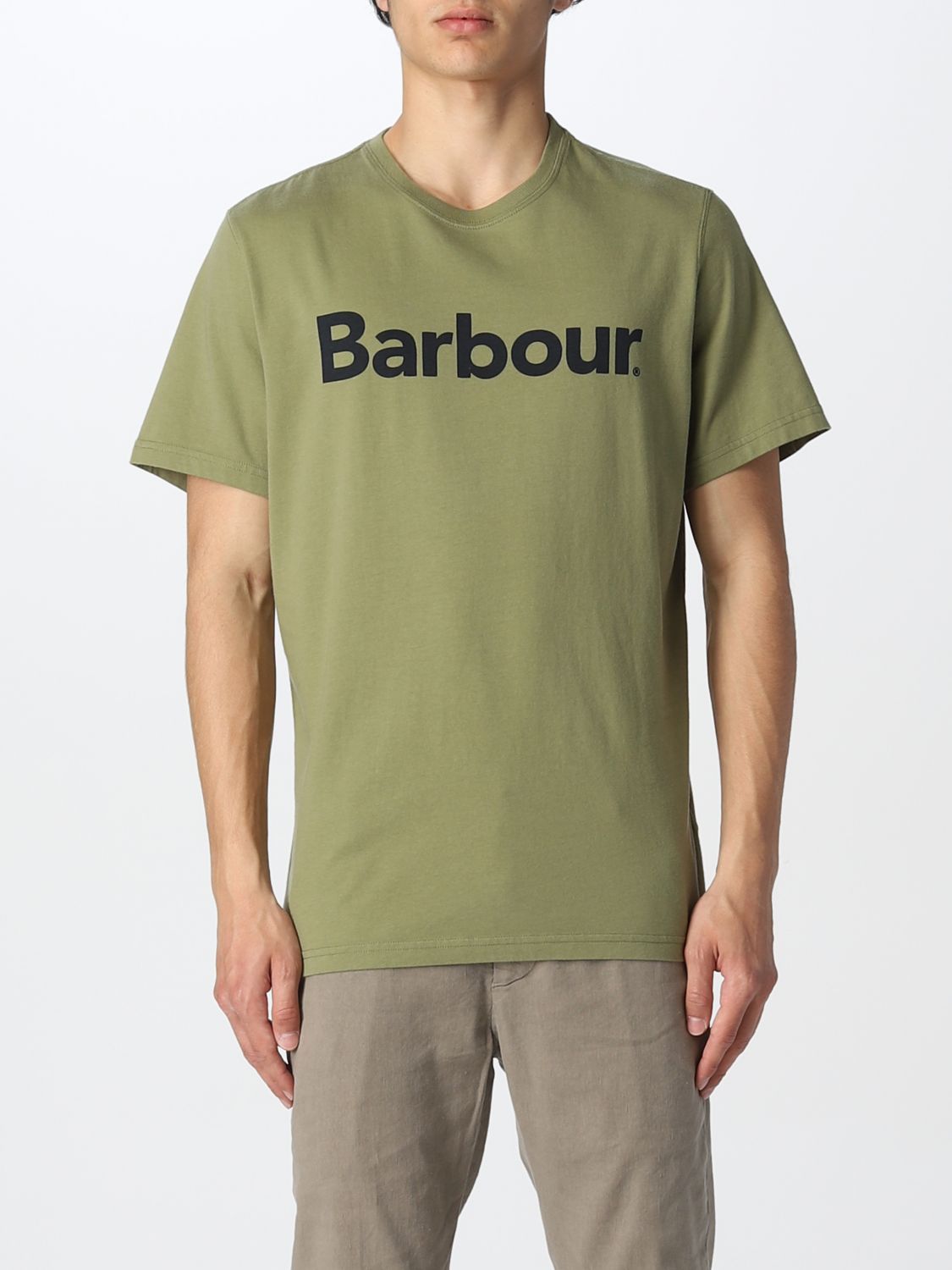 Barbour T-shirt  Men Color Olive