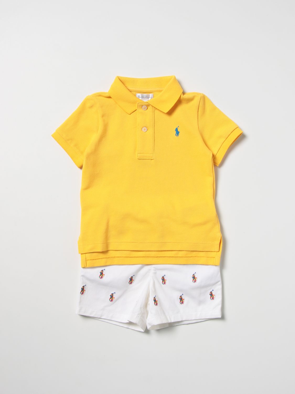 Completo Polo Ralph Lauren: Tuta bambino Polo Ralph Lauren giallo 1