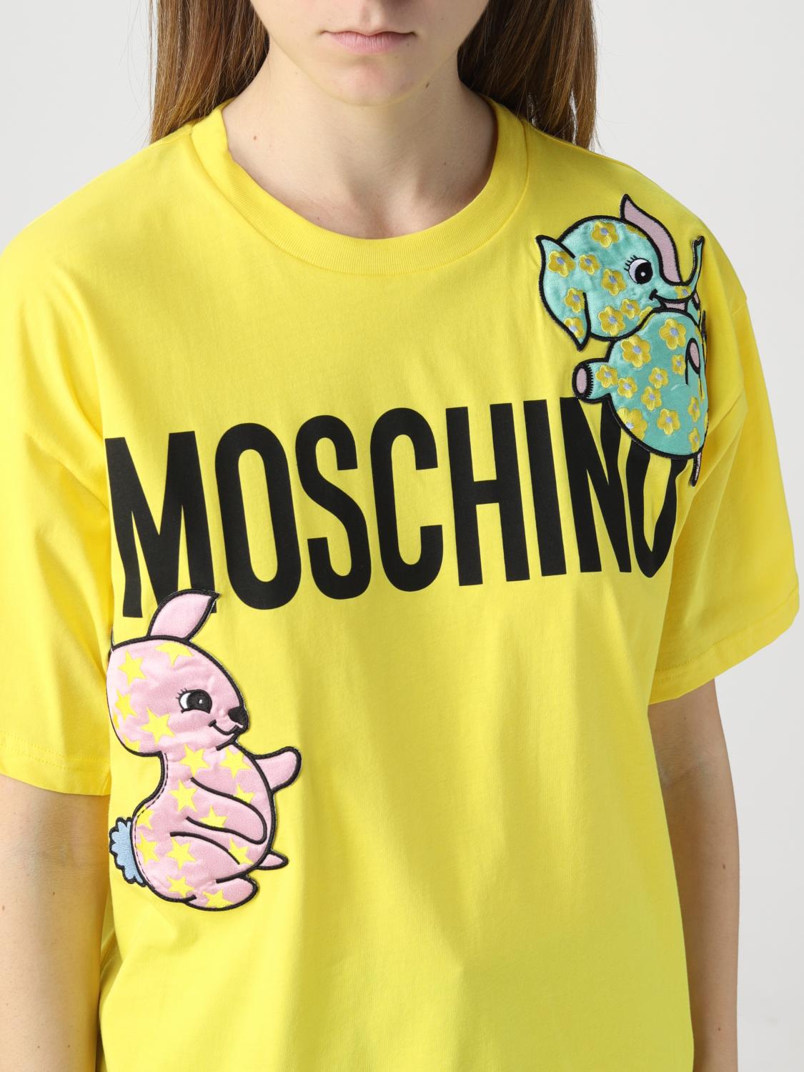 MOSCHINO COUTURE Camiseta mujer Amarillo Camiseta Moschino Couture