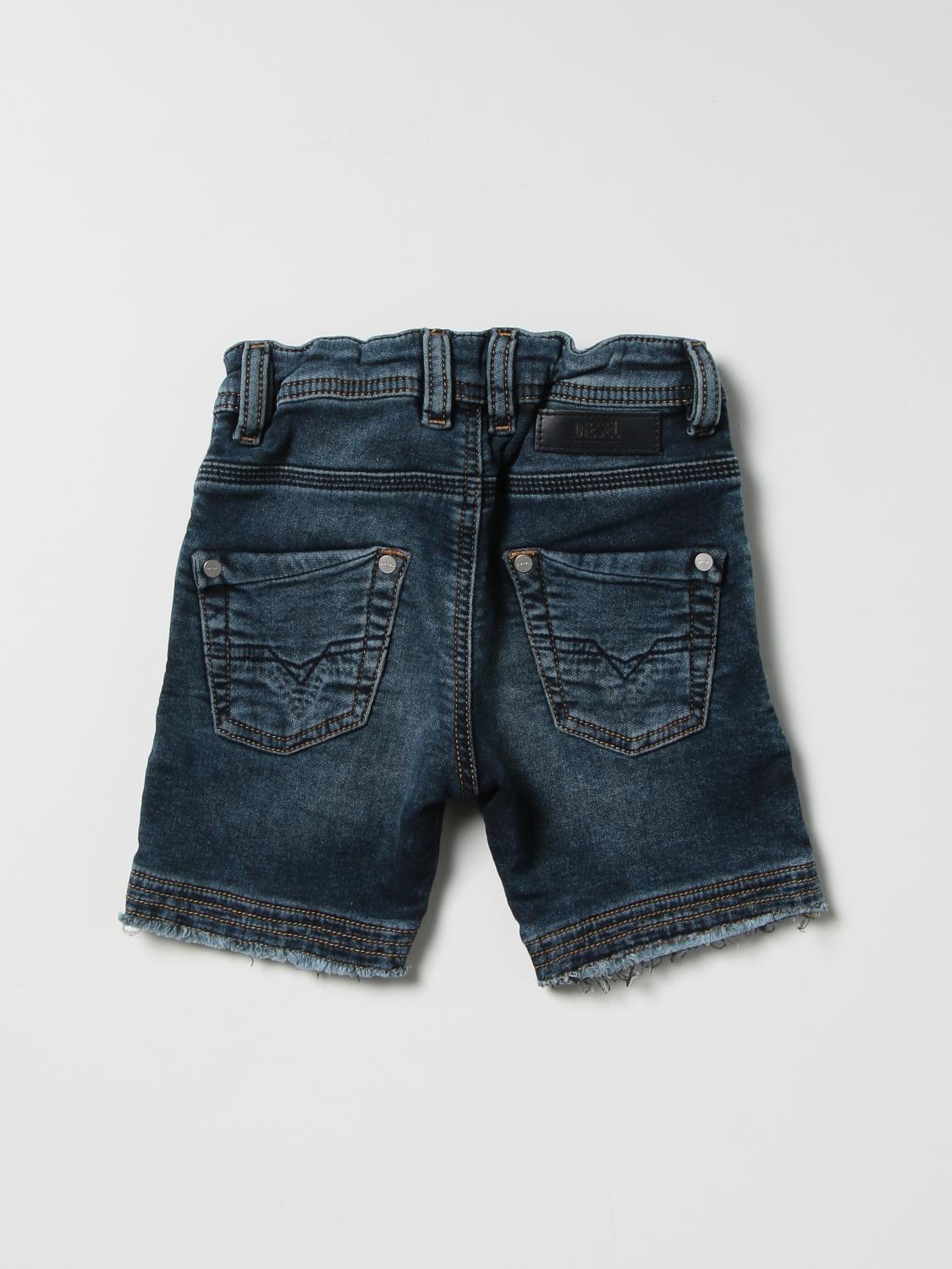 DIESEL: Pantaloncini bambino - Denim | Pantaloncini Diesel K00221KXBCA  GIGLIO.COM