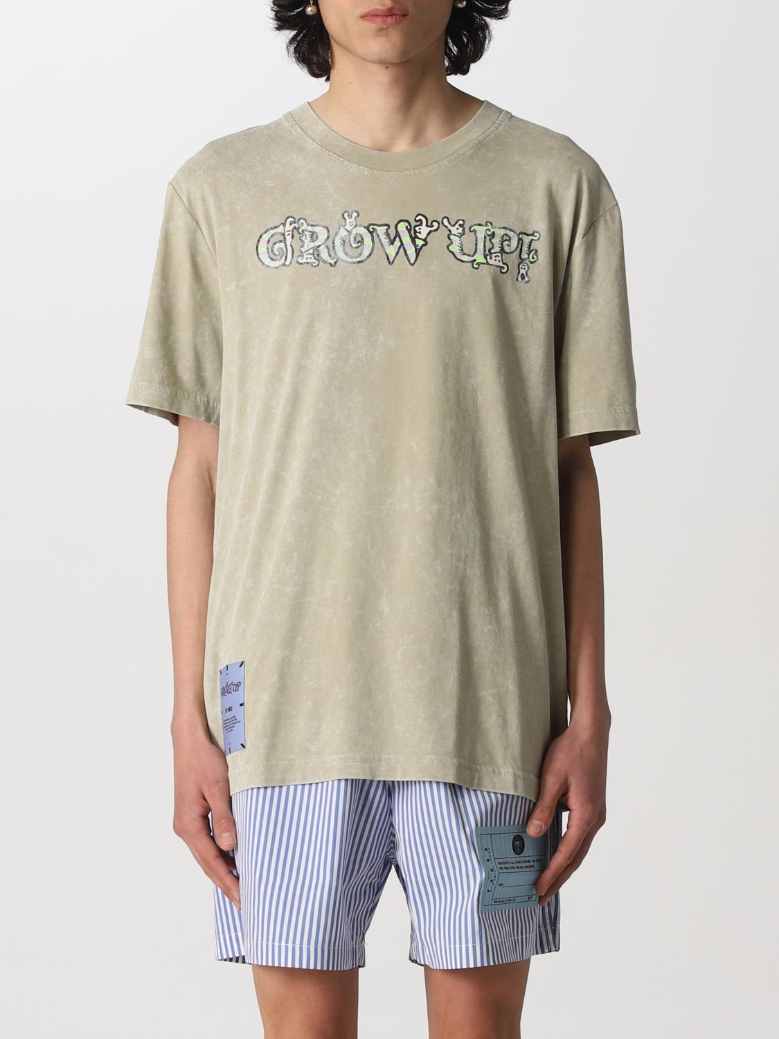 MCQ tshirt for man Kaki Mcq tshirt 647244RST66 online on