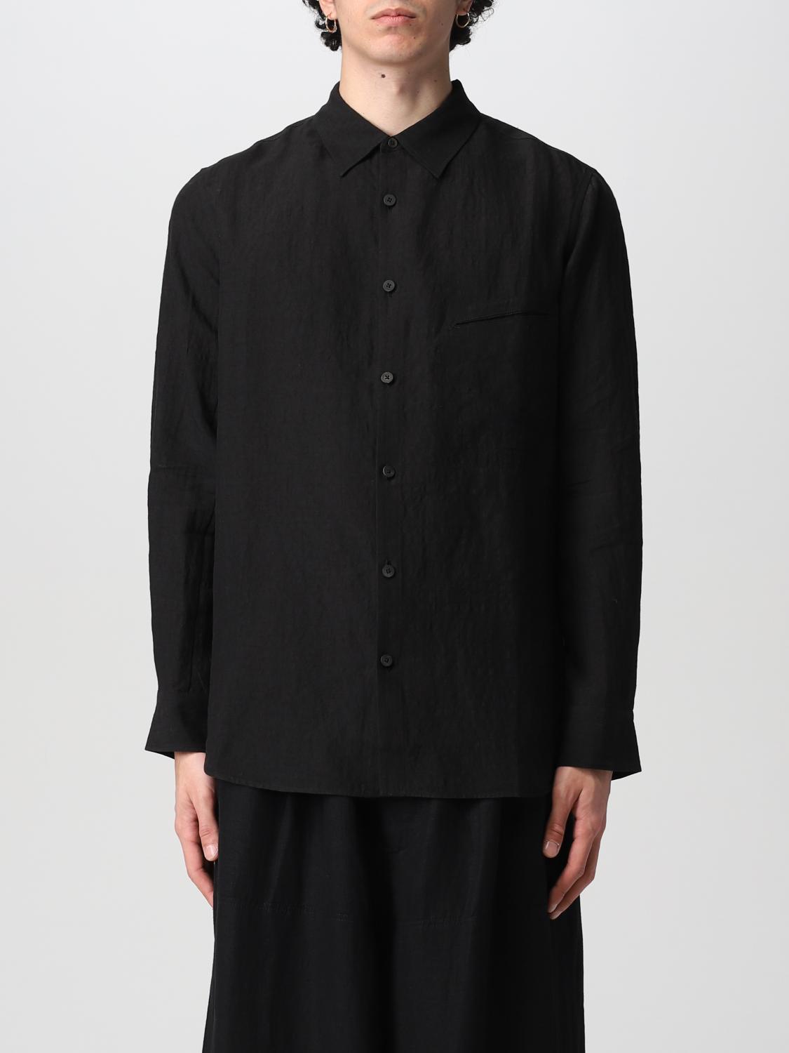 ZIGGY CHEN: Shirt men - Black | ZIGGY CHEN shirt 0M2210734 online at ...