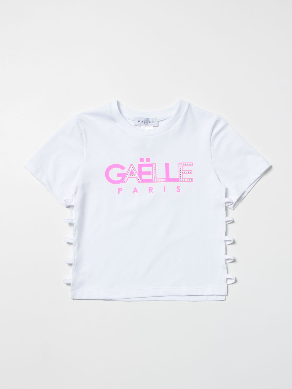 T-shirt Gaëlle Paris: Gaëlle Paris t-shirt in cotton with logo white 1