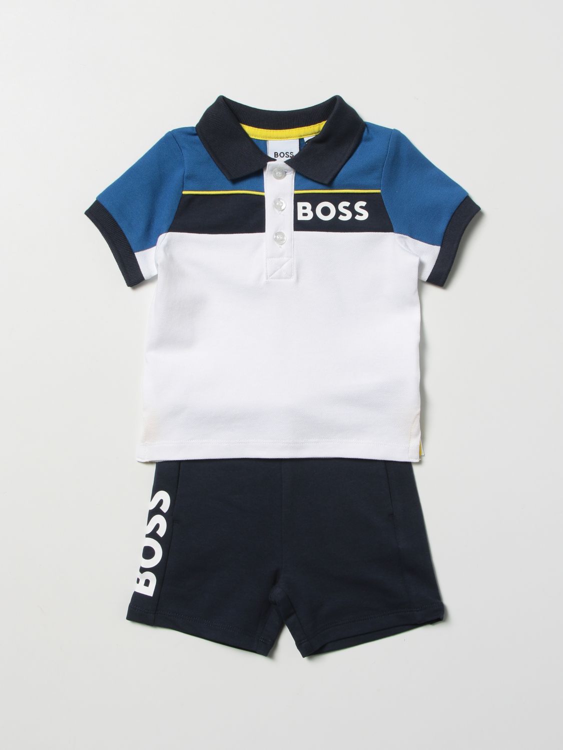 Completo Hugo Boss: T-shirt bambino Hugo Boss marine 1