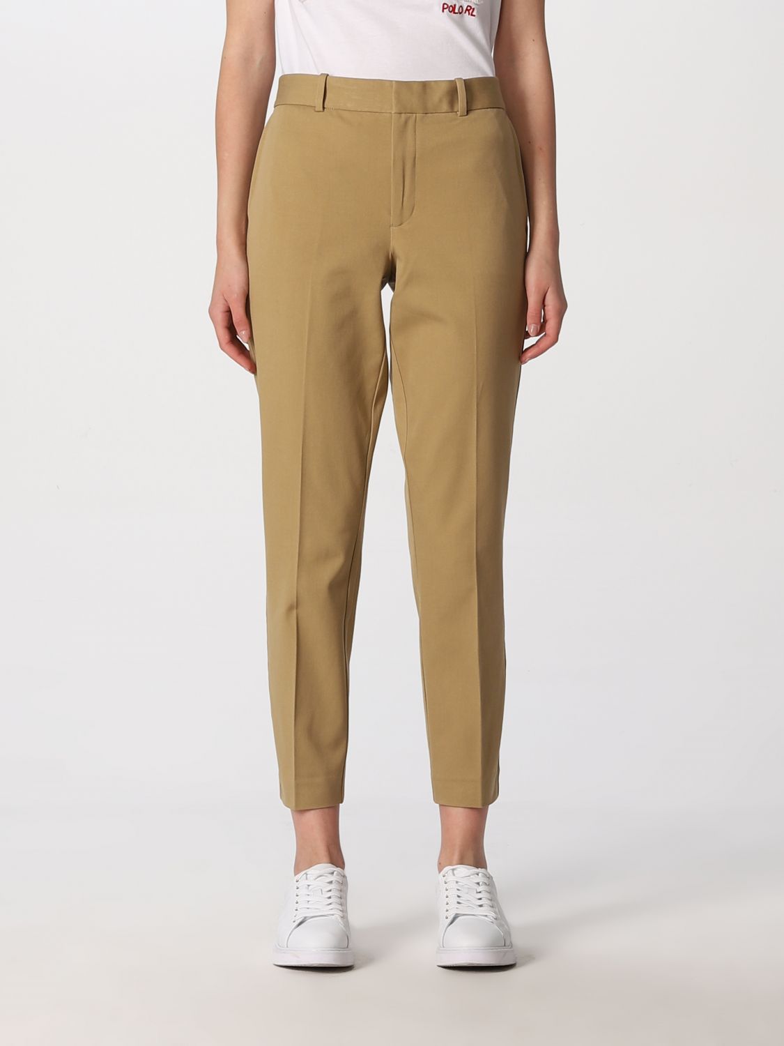 POLO RALPH LAUREN: pants for woman - Beige | Polo Ralph Lauren 