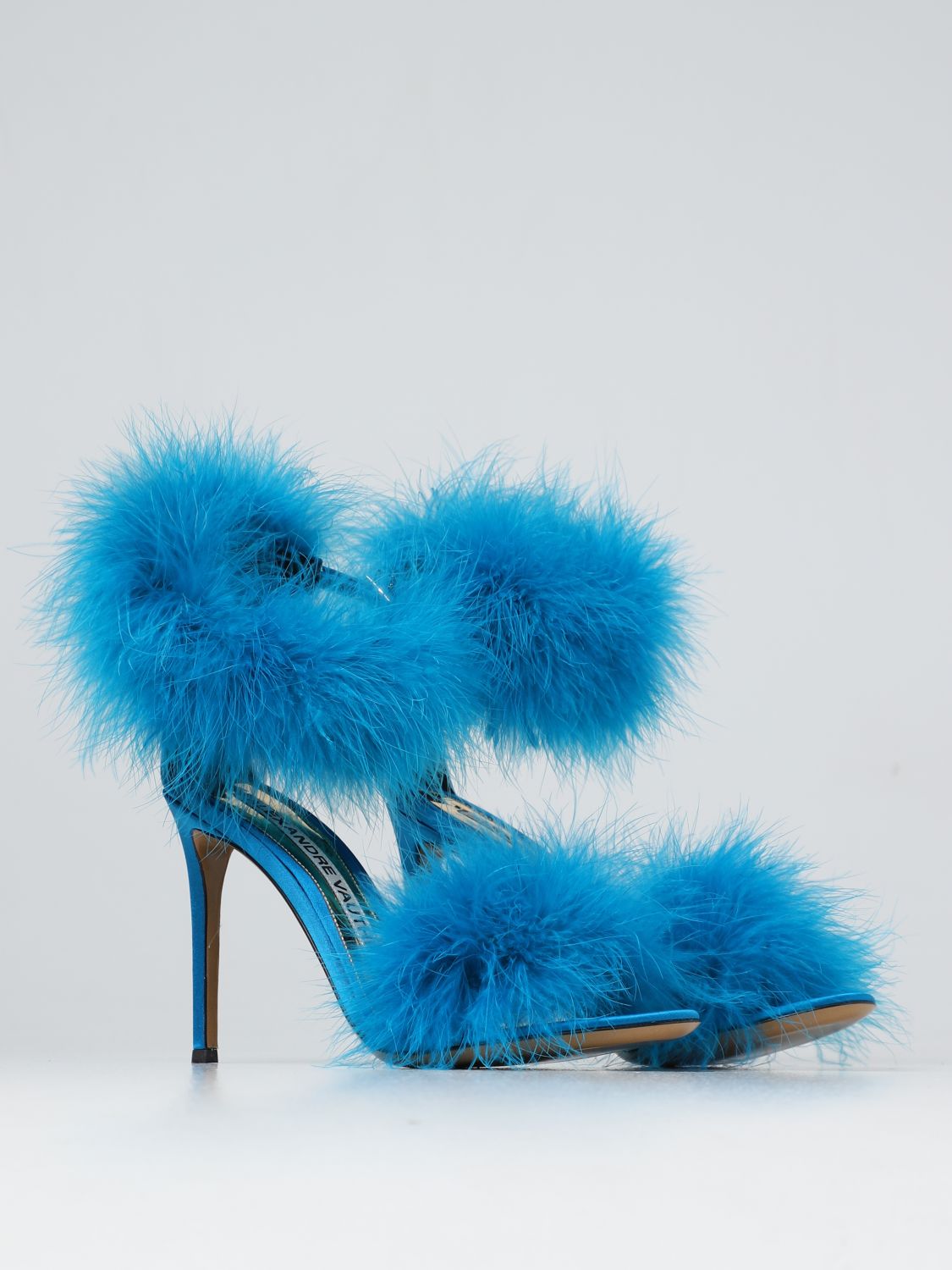 ALEXANDRE VAUTHIER: Sandalias de tacón mujer Azul Oscuro