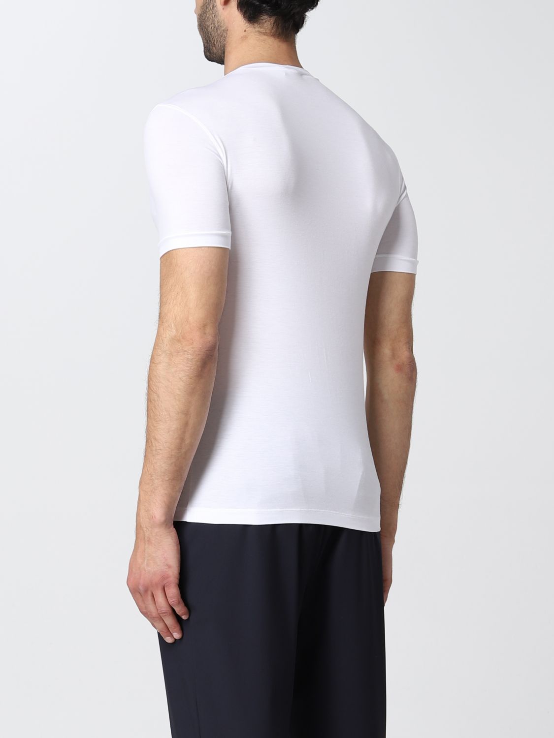 T-shirt Giorgio Armani: T-shirt basic Giorgio Armani bianco 3