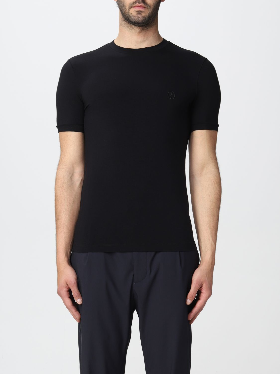 T-shirt Giorgio Armani: T-shirt basic Giorgio Armani nero 1