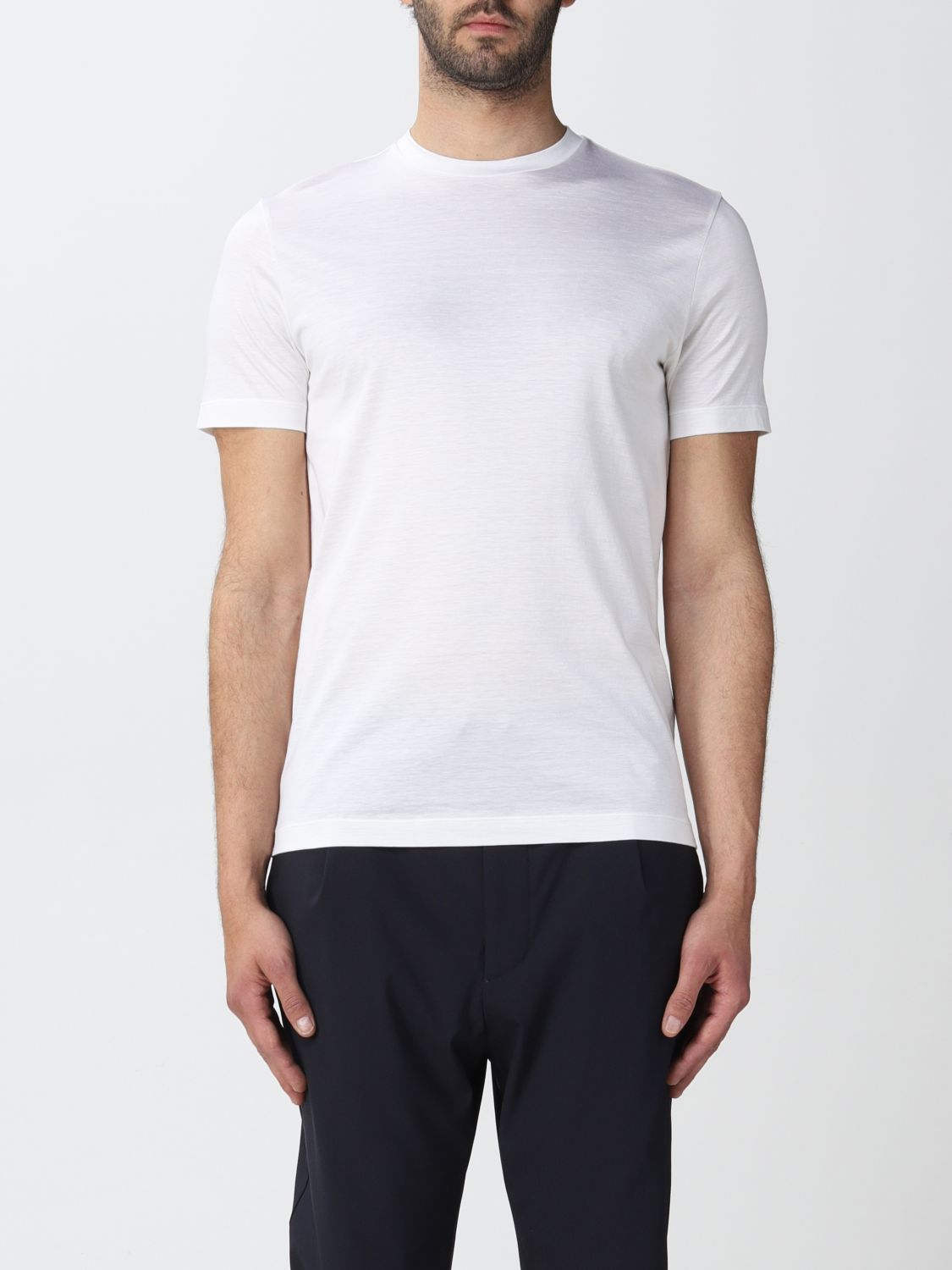 T恤 Giorgio Armani: T恤 男士 Giorgio Armani 白色 1