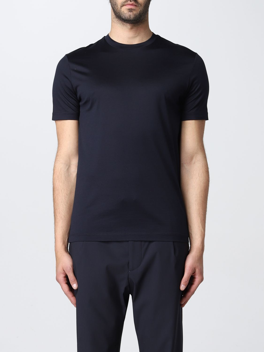 T恤 Giorgio Armani: T恤 男士 Giorgio Armani 蓝色 1