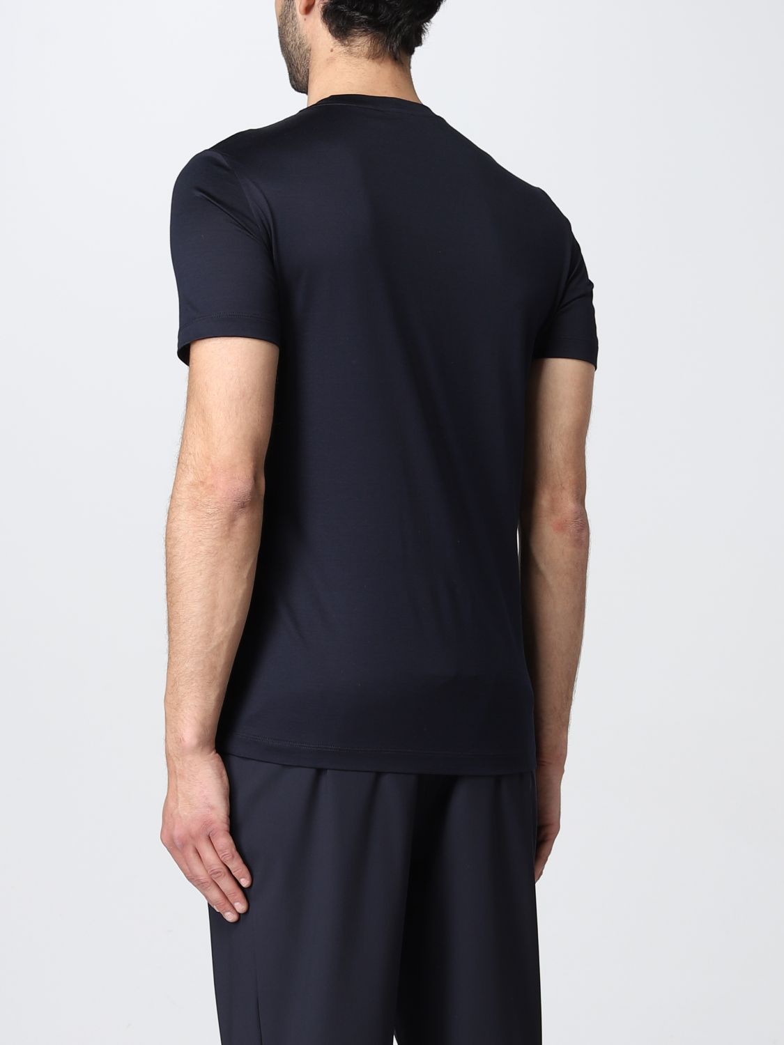 T恤 Giorgio Armani: T恤 男士 Giorgio Armani 蓝色 3