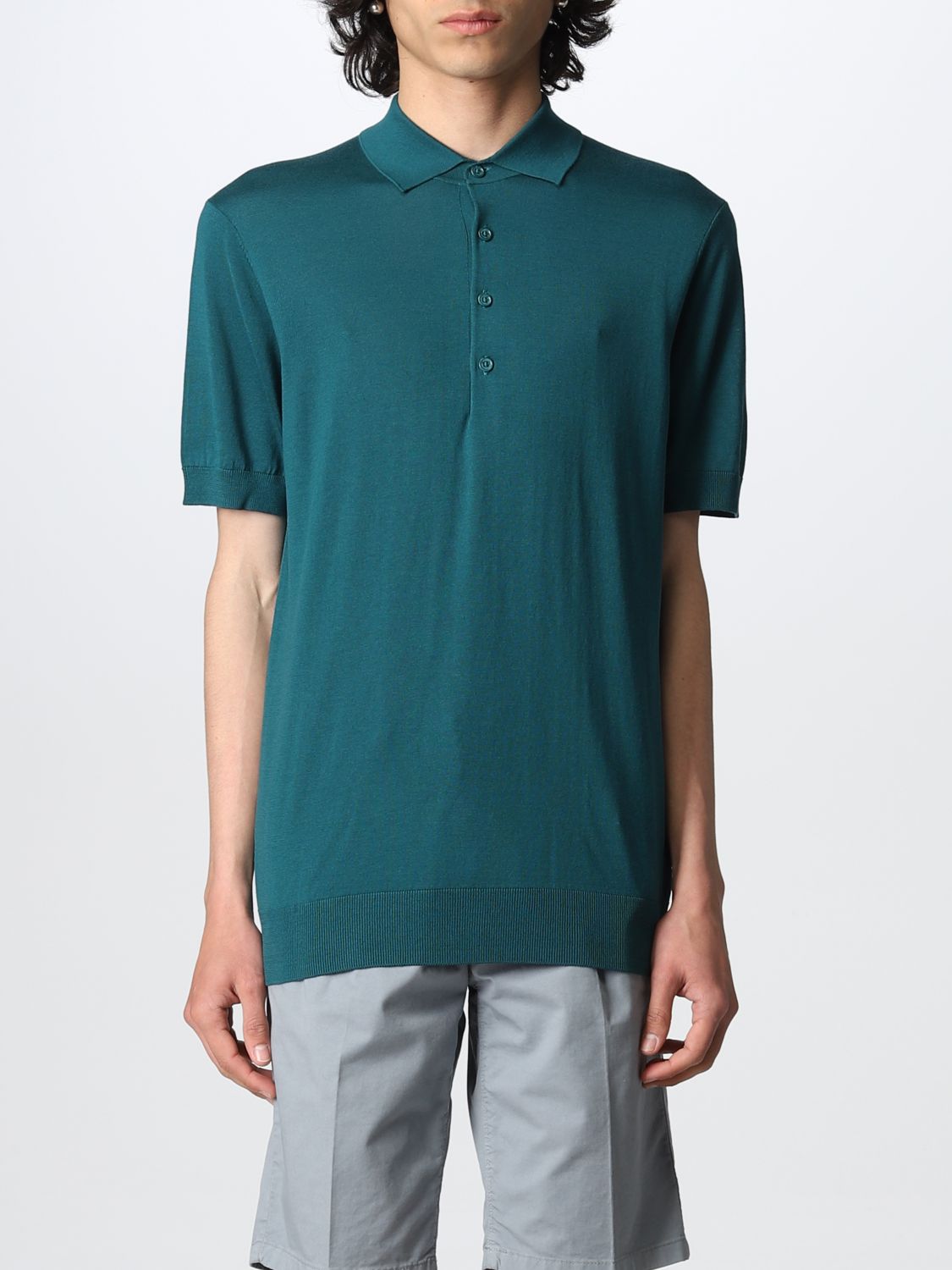 Paolo Pecora Polo Shirt Men Color Peacock | ModeSens