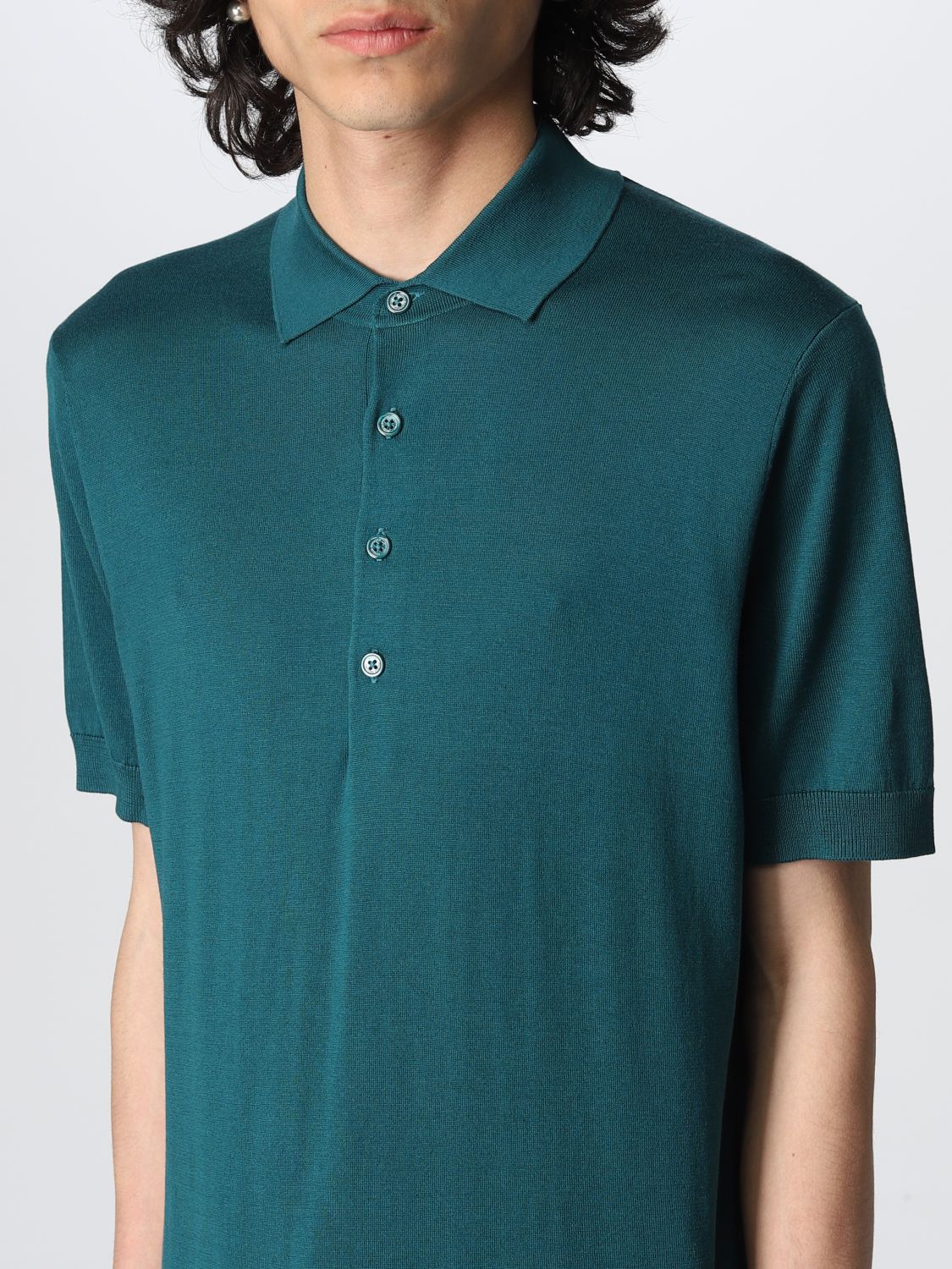 Polo shirt Paolo Pecora: Paolo Pecora polo shirt for man peacock 3