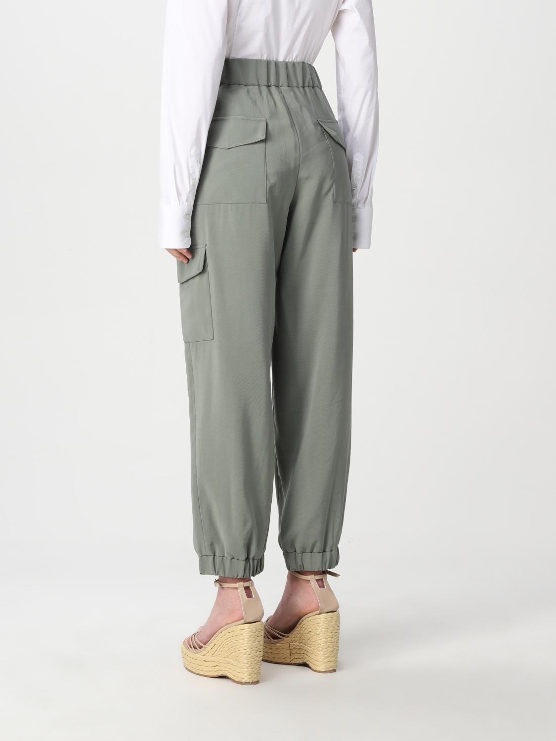 FAY: Pantalone donna - Verde | Pantalone Fay NTW81444700UBV GIGLIO.COM