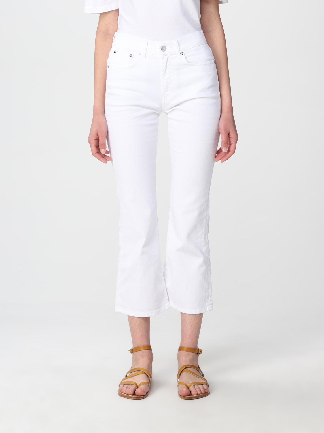 ROY ROGERS: cotton cropped jeans 