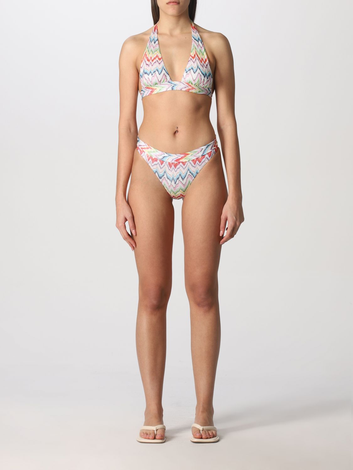 Swimsuit Missoni: Missoni zig zag bikini swimsuit multicolor 1