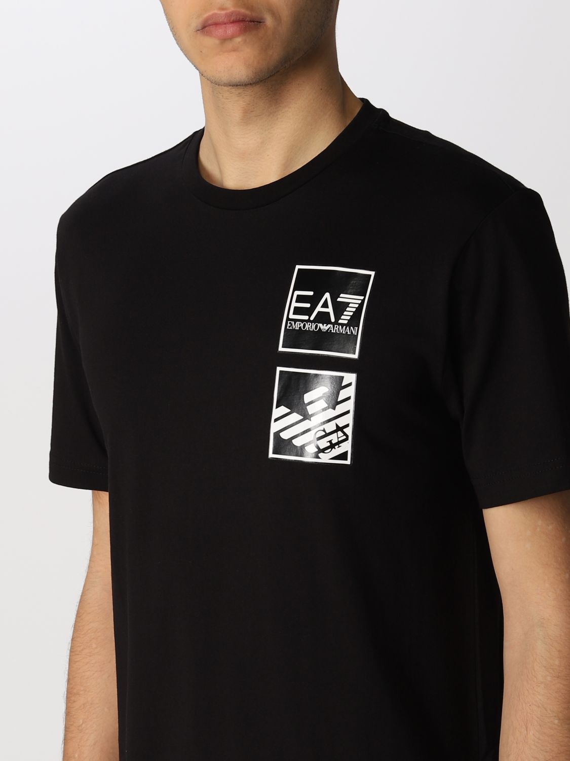 Ea7 Tシャツ メンズ ブラック Tシャツ Ea7 3lpt51pj02z Giglio Com