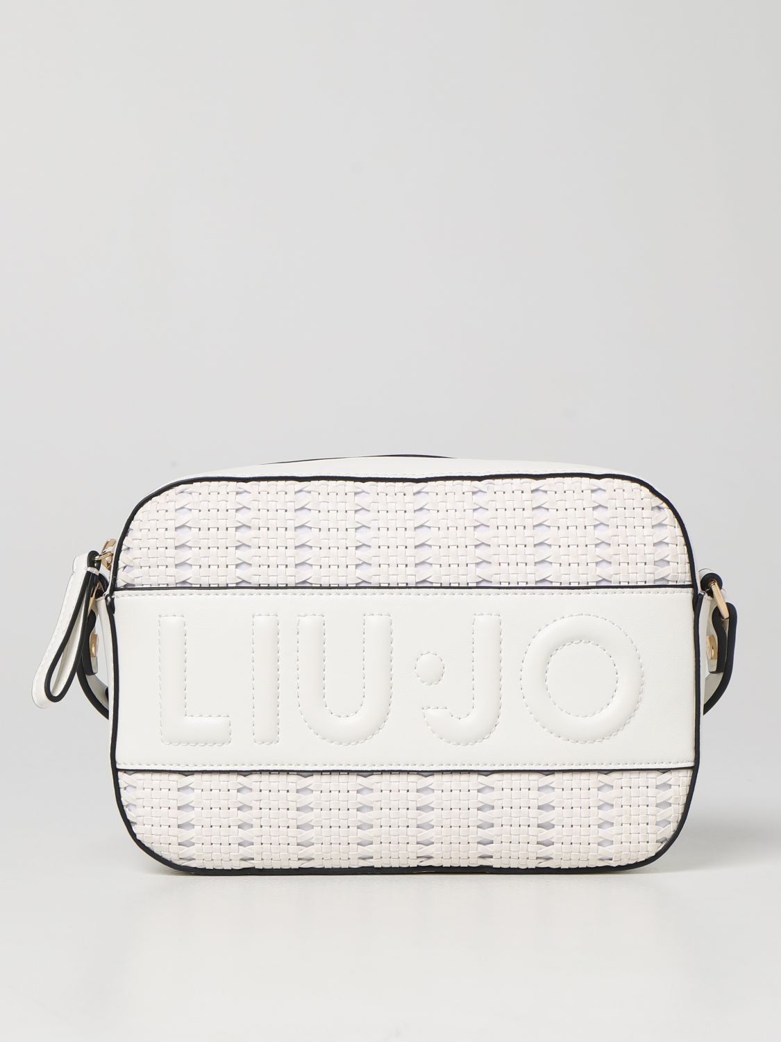 Liu •jo Camera Bag In Synthetic Leather In White
