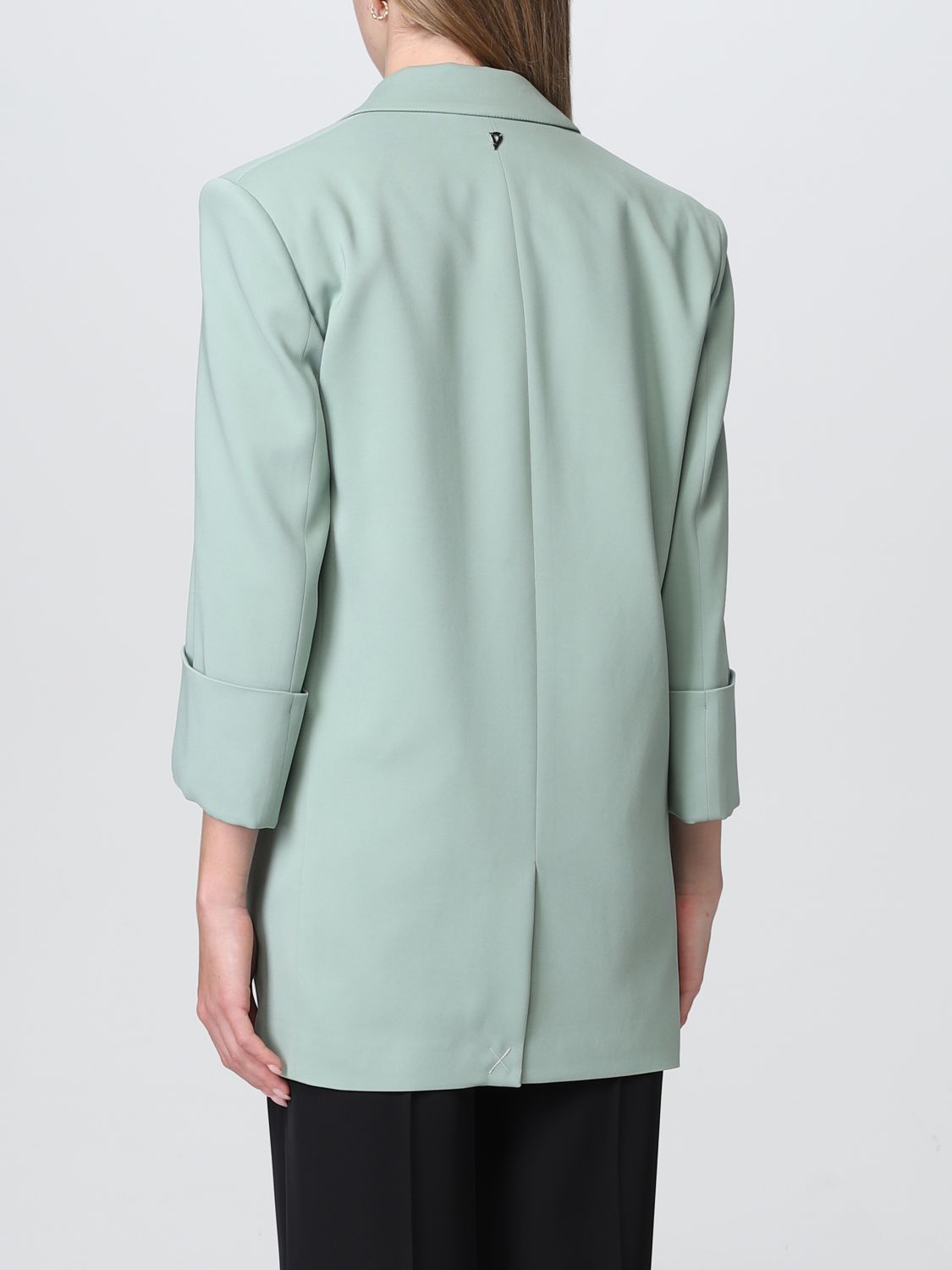 Blazer Dondup: Jacket women Dondup green 2