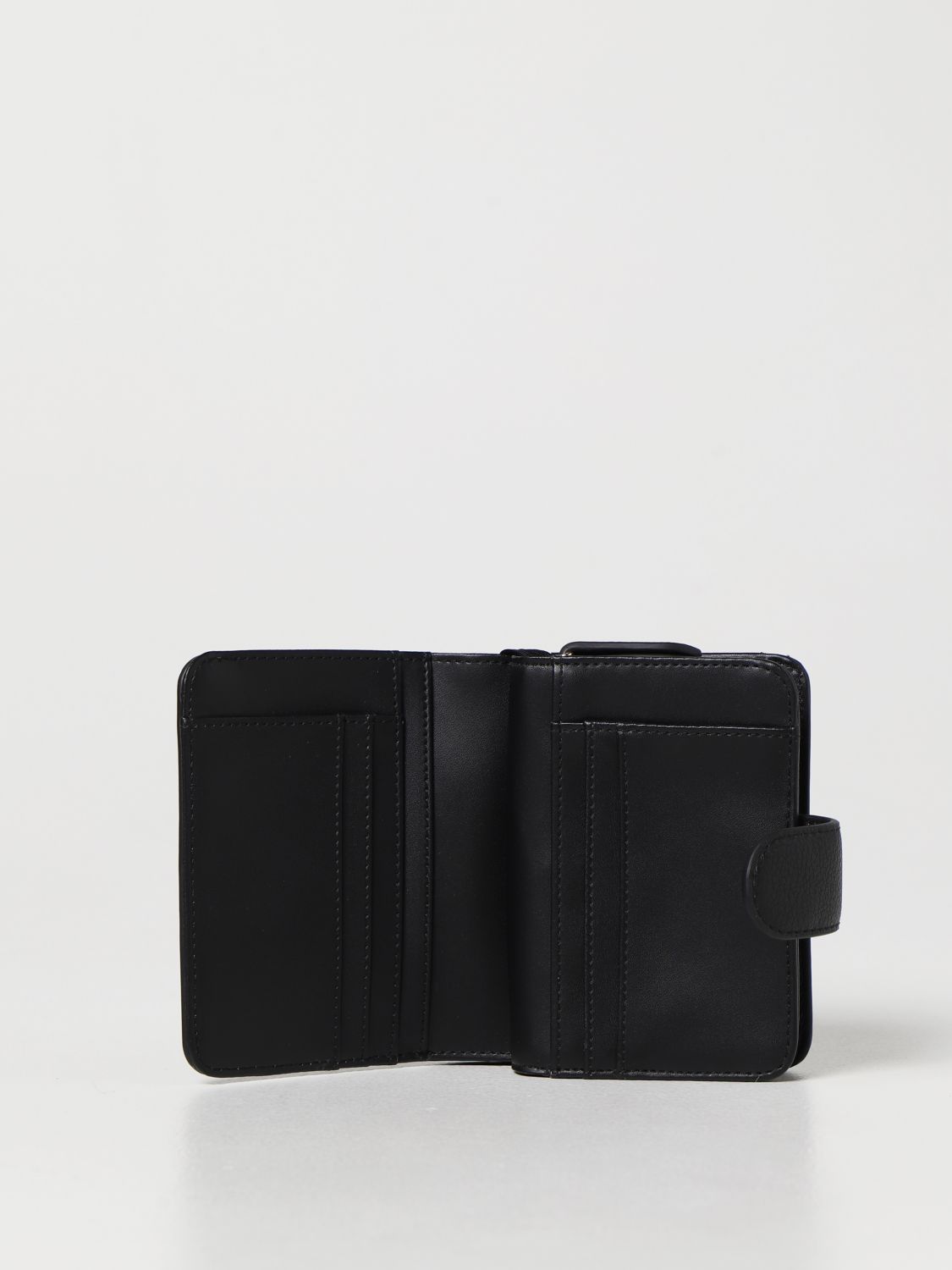 Wallet Twinset: Twinset wallet in micro grain synthetic leather black 2