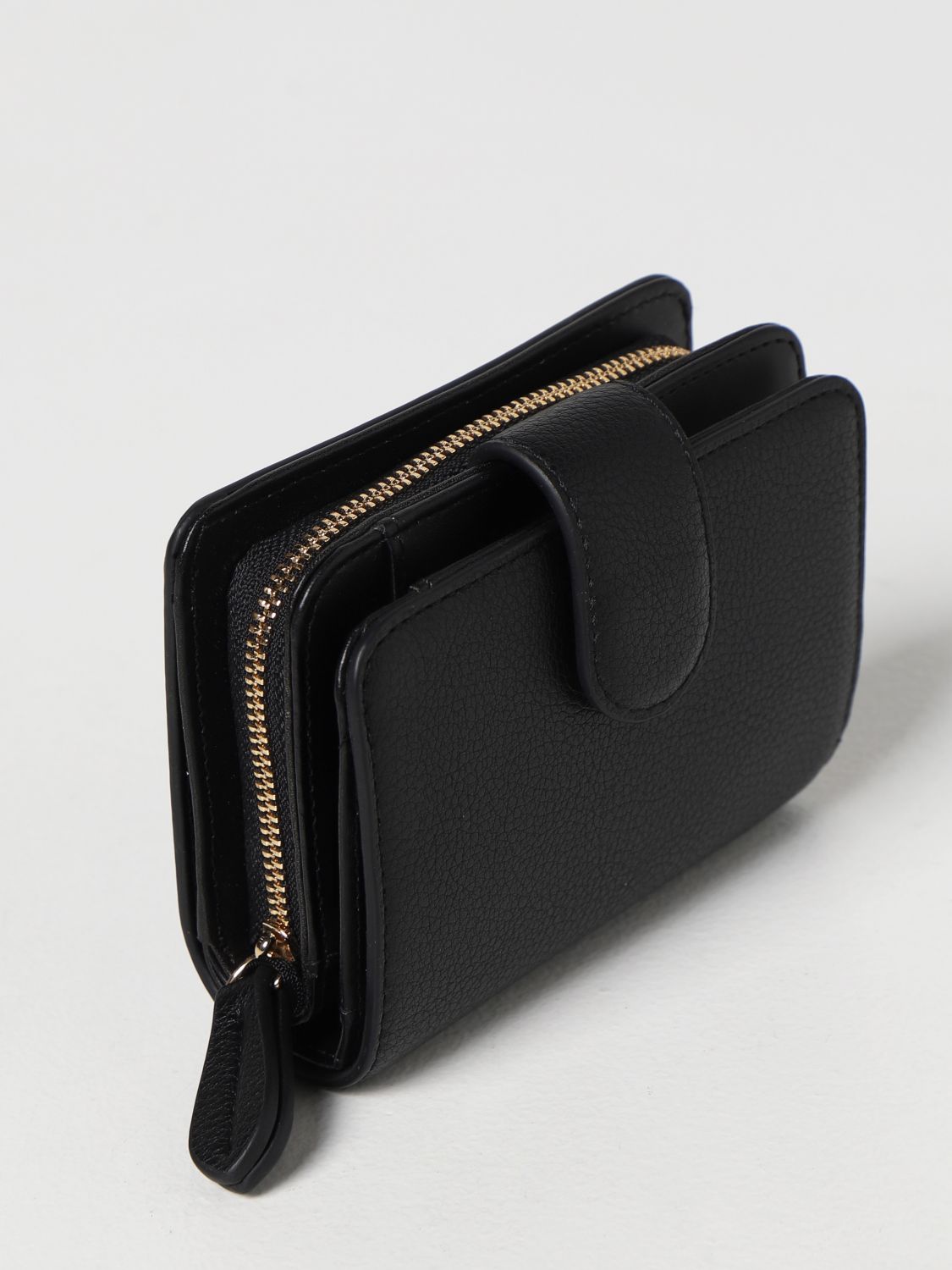 Wallet Twinset: Twinset wallet in micro grain synthetic leather black 4