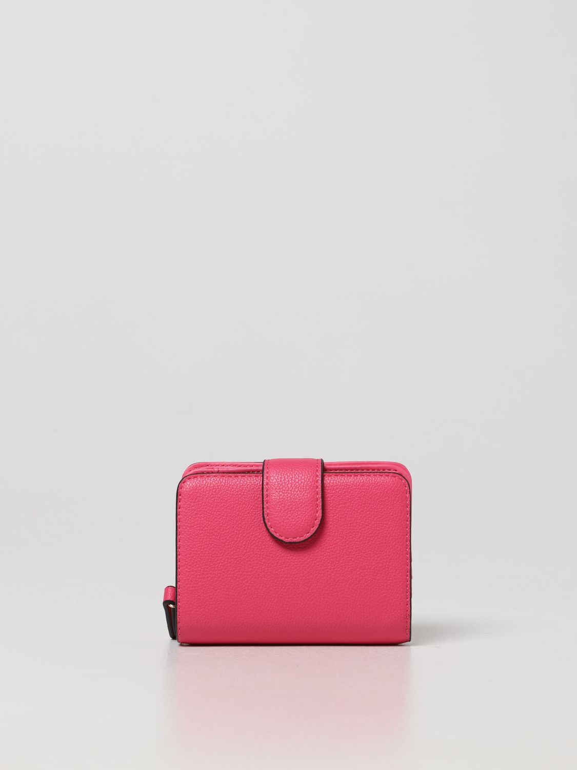 Wallet Twinset: Twinset wallet in micro grain synthetic leather pink 3