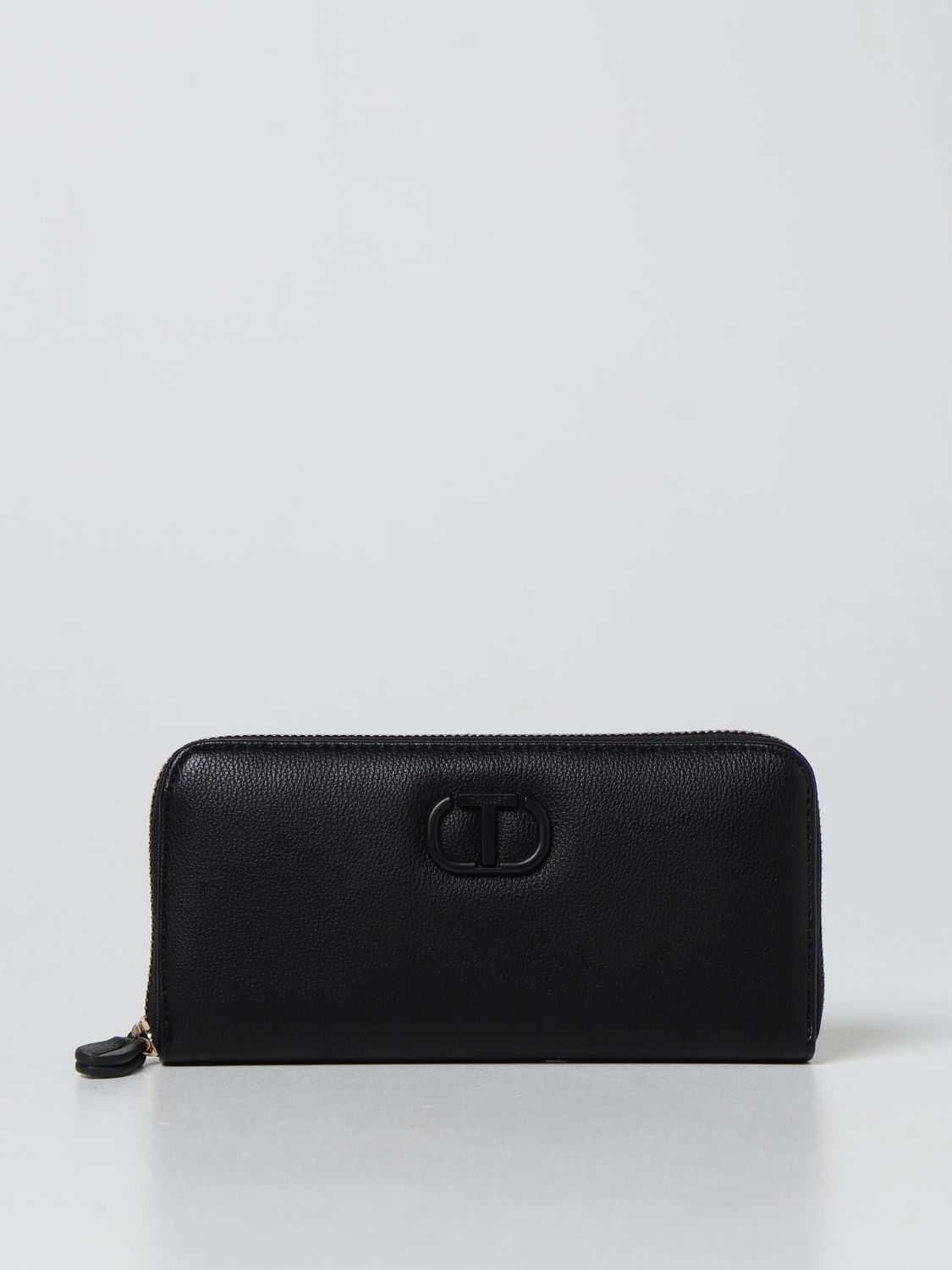 Wallet Twinset: Twinset continental wallet with logo black 1