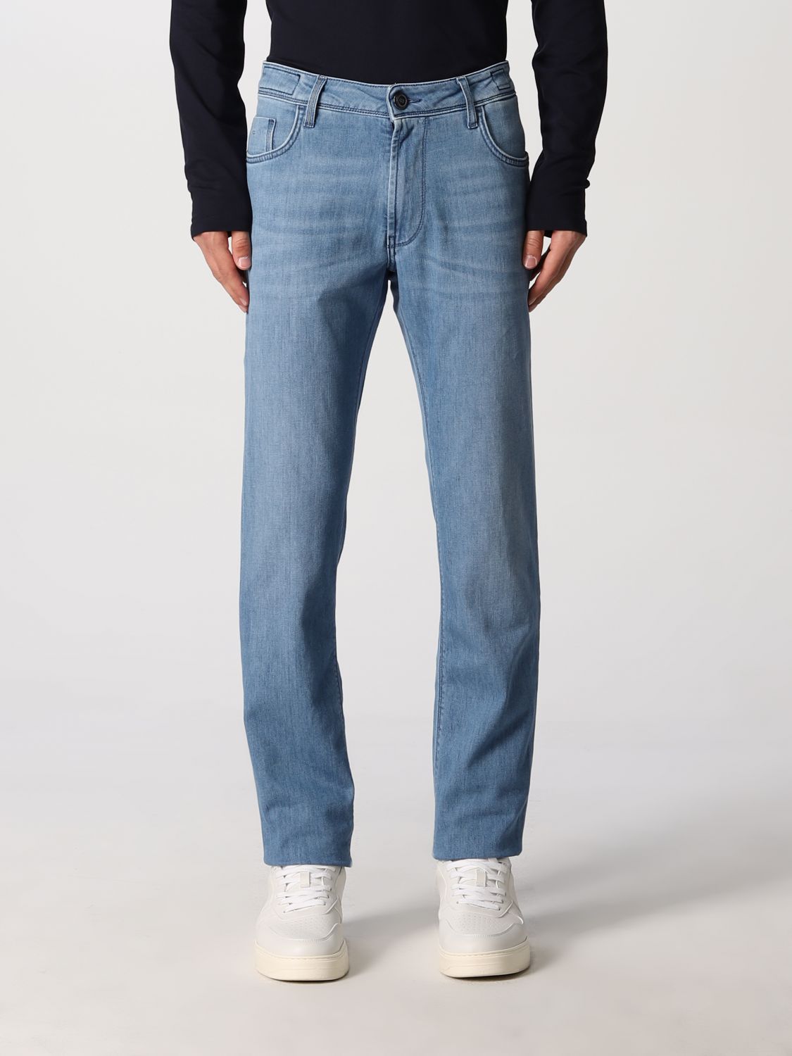 Jeans Boggi Milano: Boggi Milano jeans in stretch denim indigo 1