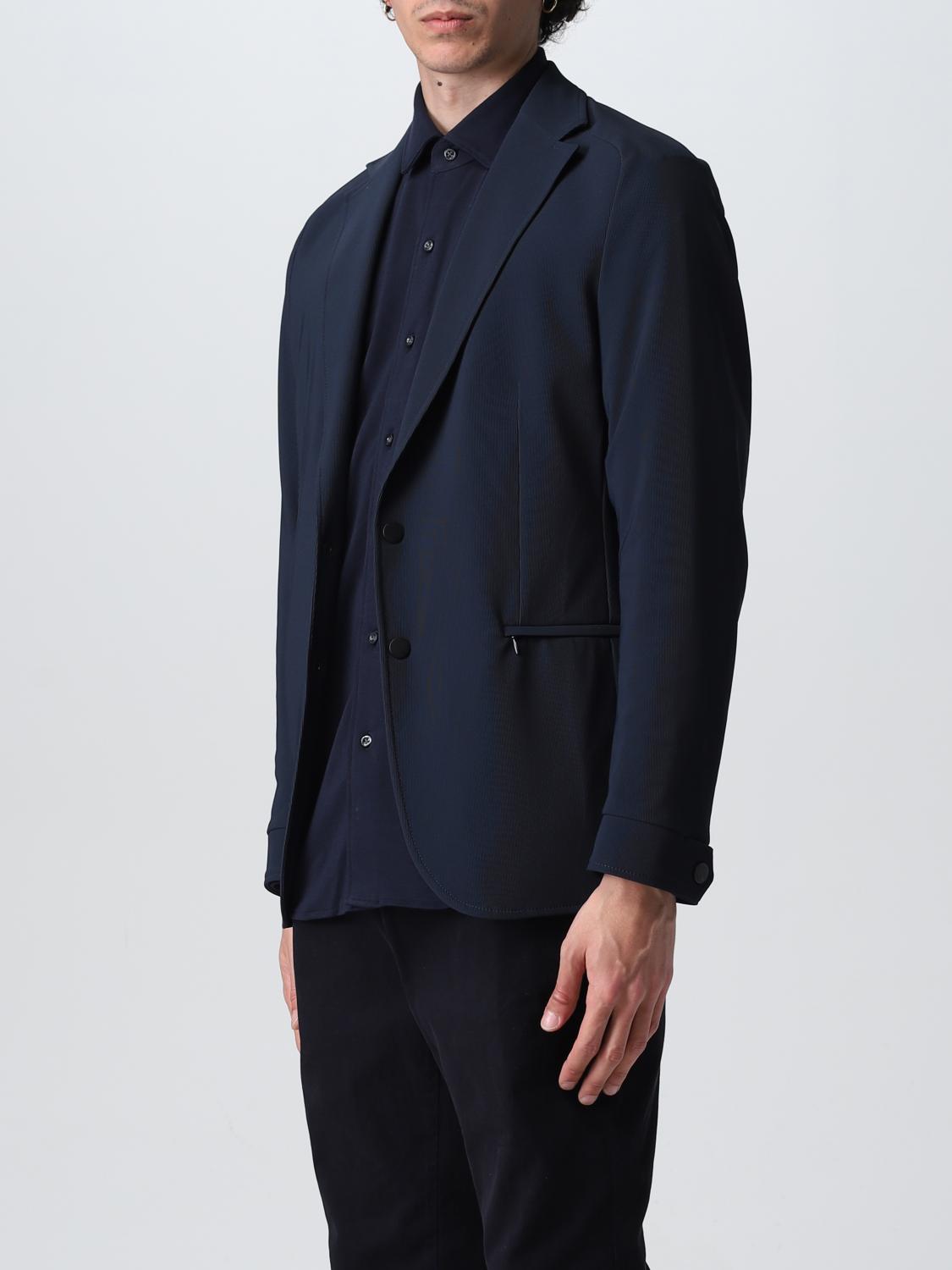 BOGGI MILANO: Giacca in nylon riciclato B Tech - Blue Navy | Blazer Boggi  Milano BO22P043101 GIGLIO.COM