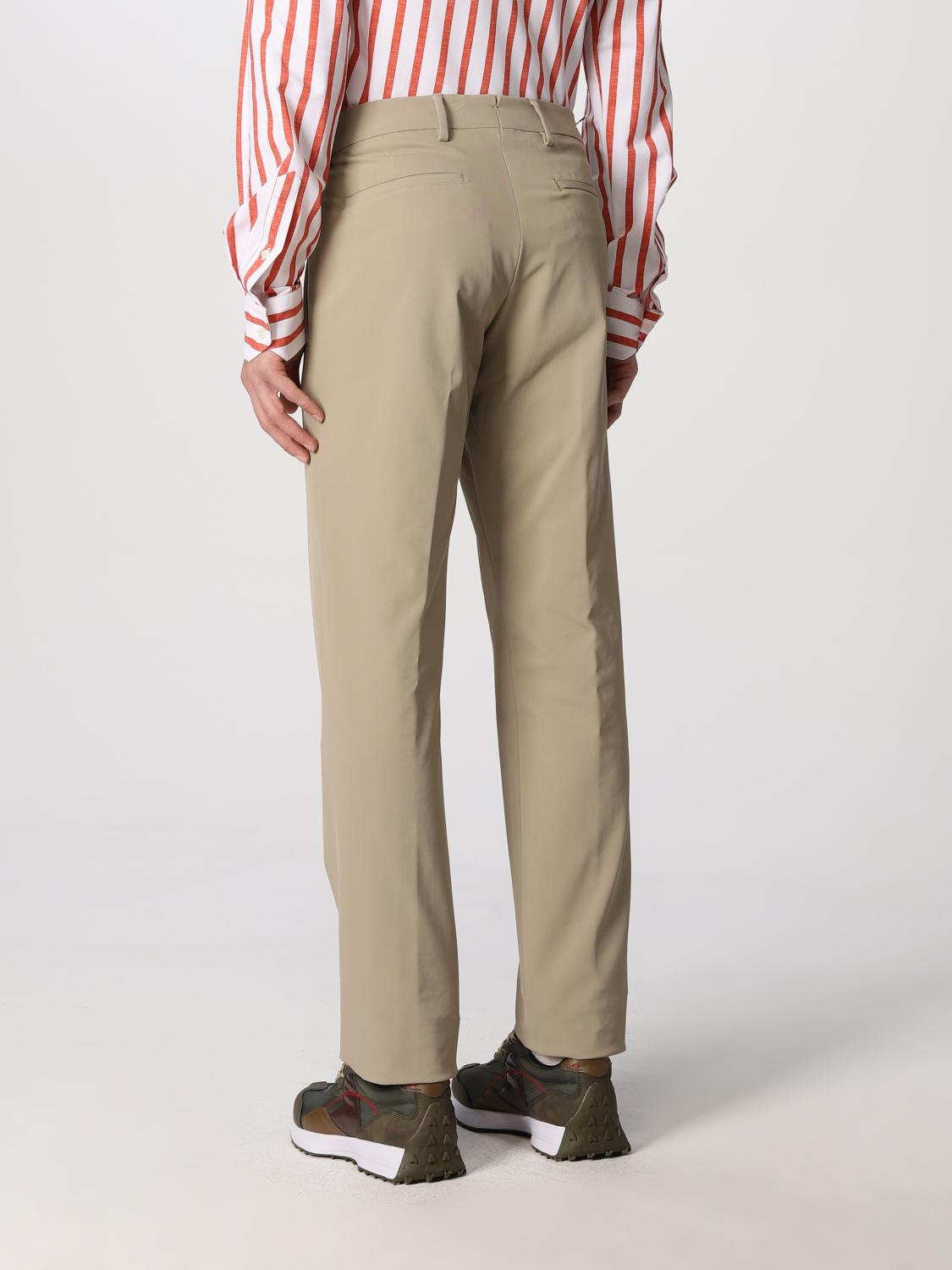 BOGGI MILANO: Pantalone in nylon elasticizzato performance BTech - Beige | Pantalone  Boggi Milano BO22P042203 GIGLIO.COM