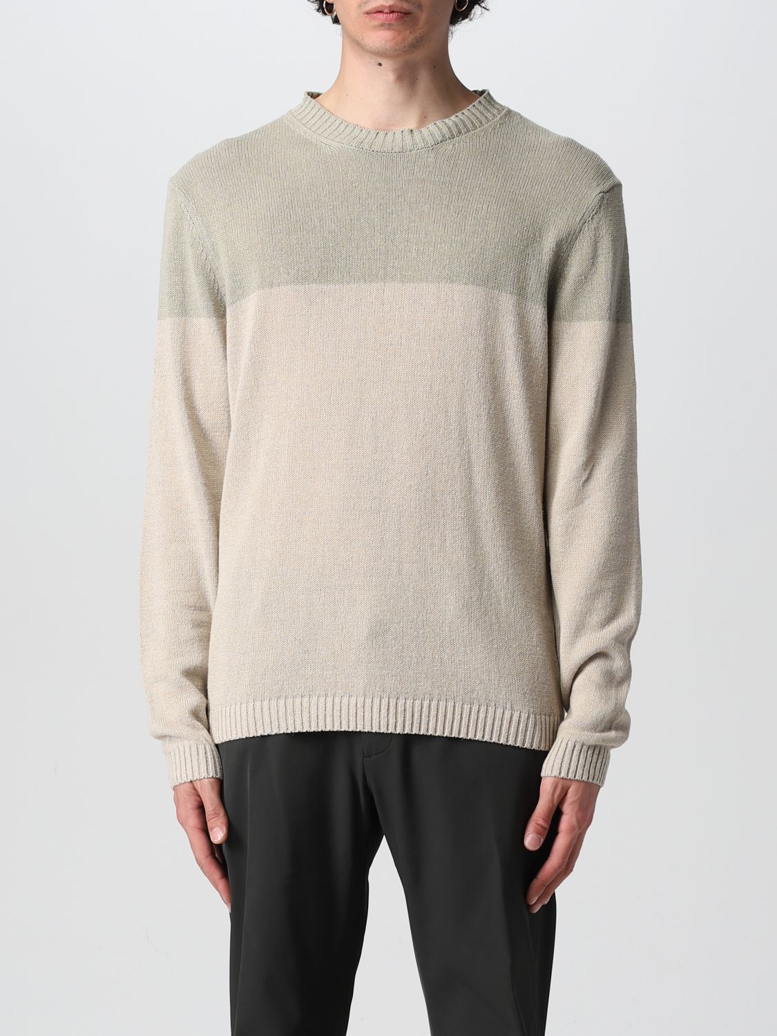 Boggi Milano Sweater In Viscose Blend In Sand | ModeSens