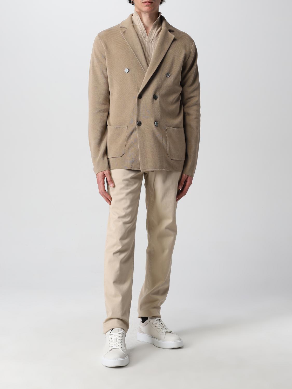 BOGGI MILANO: jeans in stretch Tencel cotton - Sand | Jeans Boggi Milano  BO22P025804 GIGLIO.COM