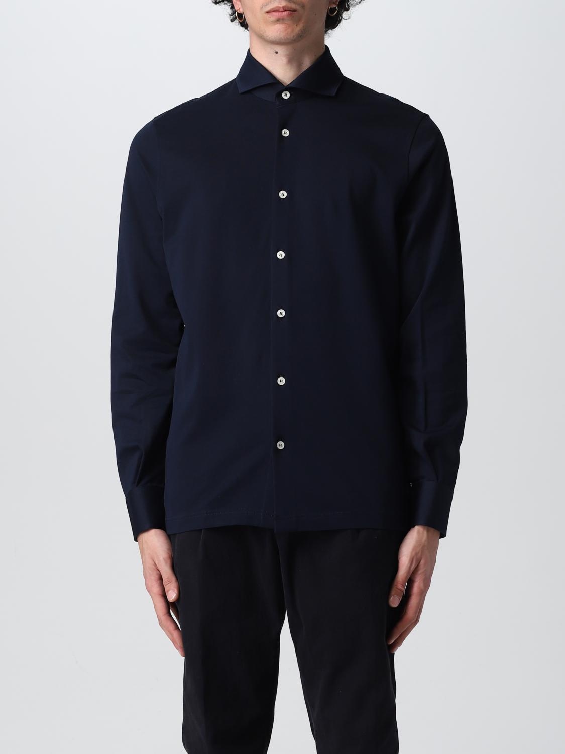 Boggi Milano シャツ メンズ ネイビー シャツ Boggi Milano Bo22p Giglio Com
