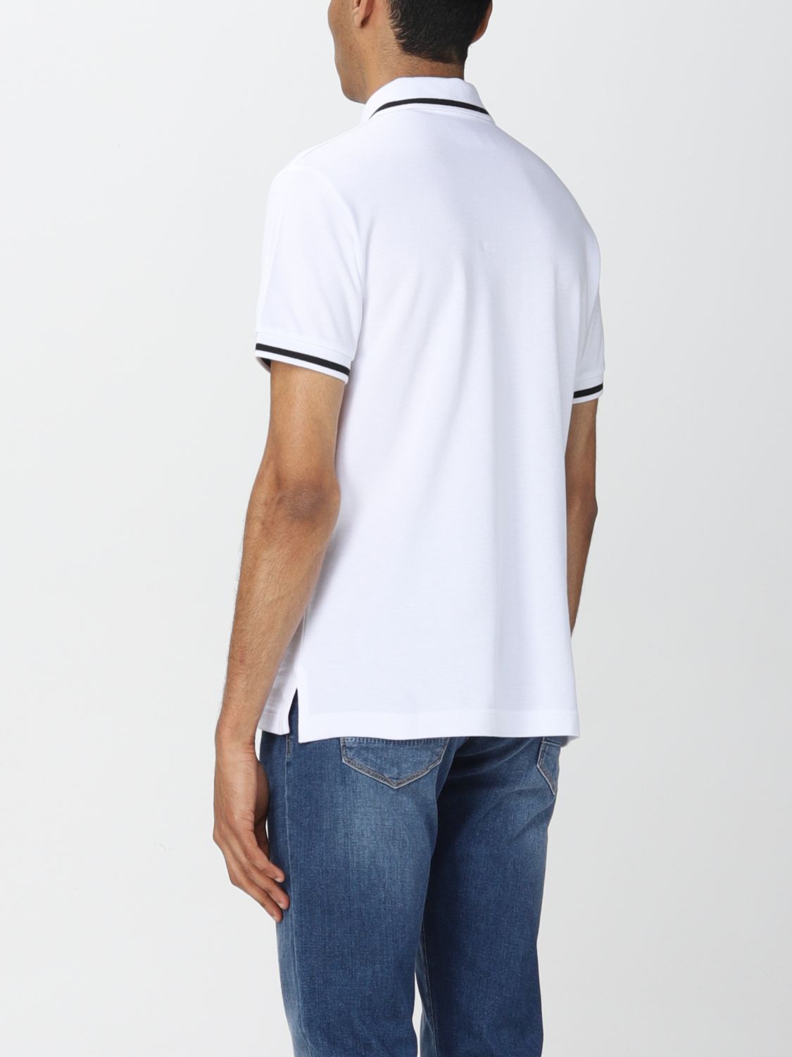 Toestemming Wizard helaas Versace Jeans Couture Outlet: polo shirt for man - White | Versace Jeans  Couture polo shirt 72GAGT02CJ01T online on GIGLIO.COM