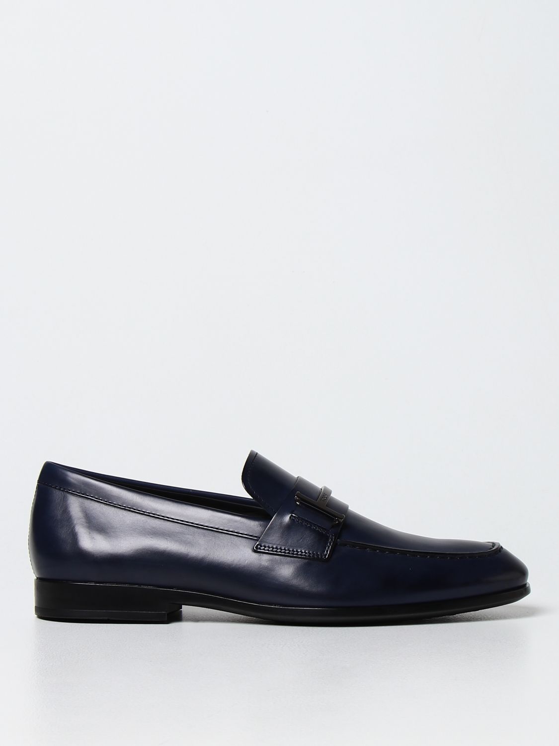 Loafers Tod's: Tod's leather loafers blue 1