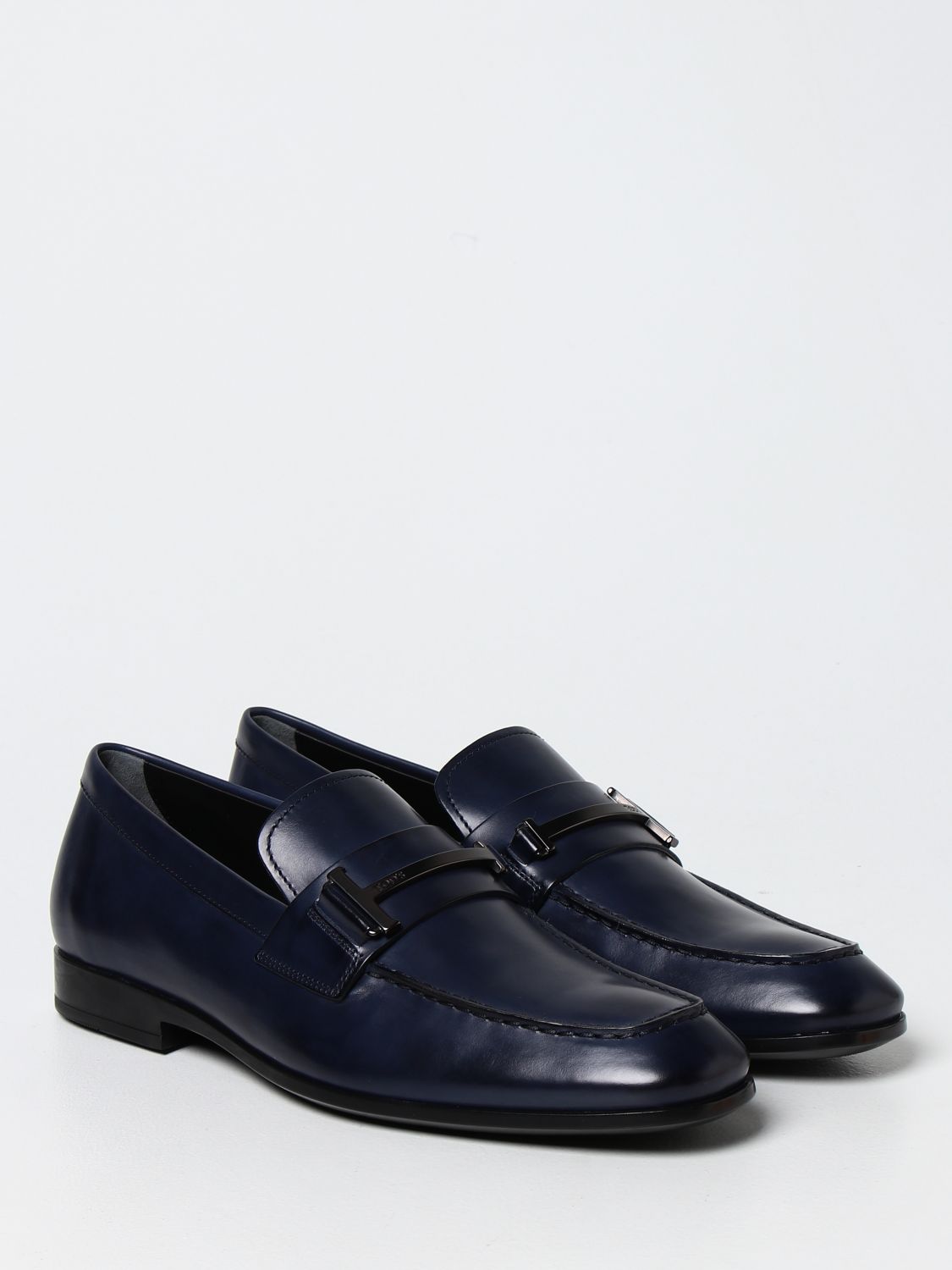 Loafers Tod's: Tod's leather loafers blue 2