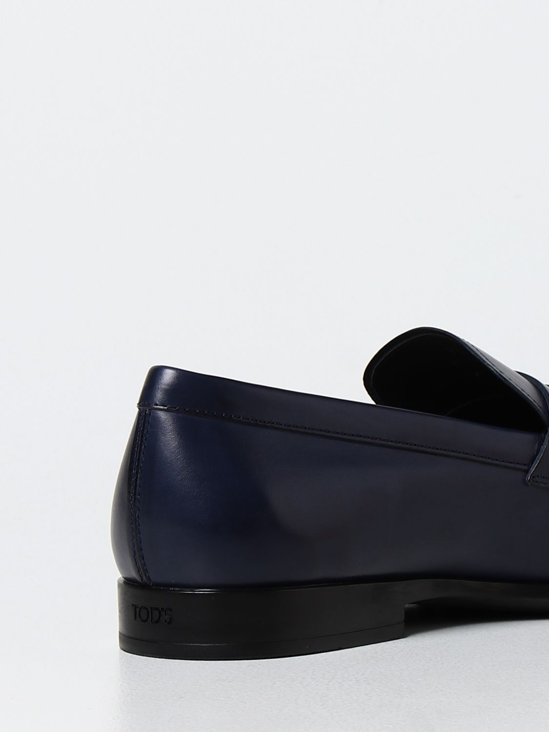 Loafers Tod's: Tod's leather loafers blue 3