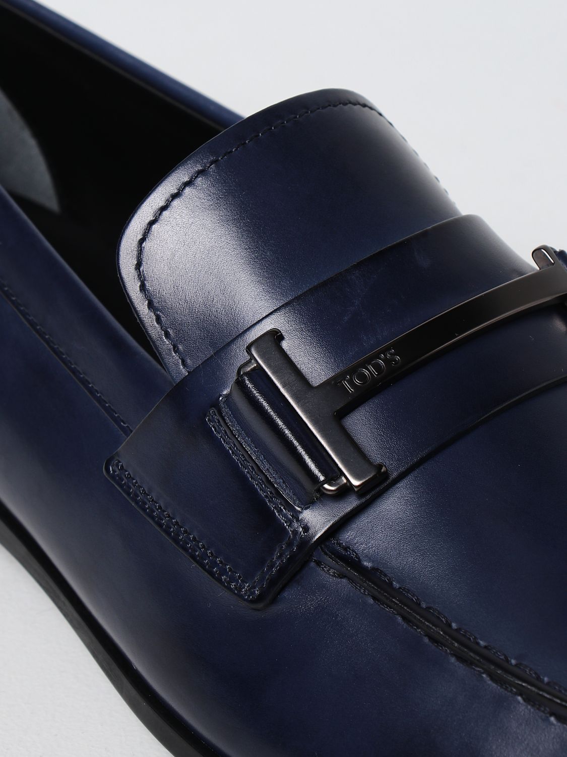 Loafers Tod's: Tod's leather loafers blue 4