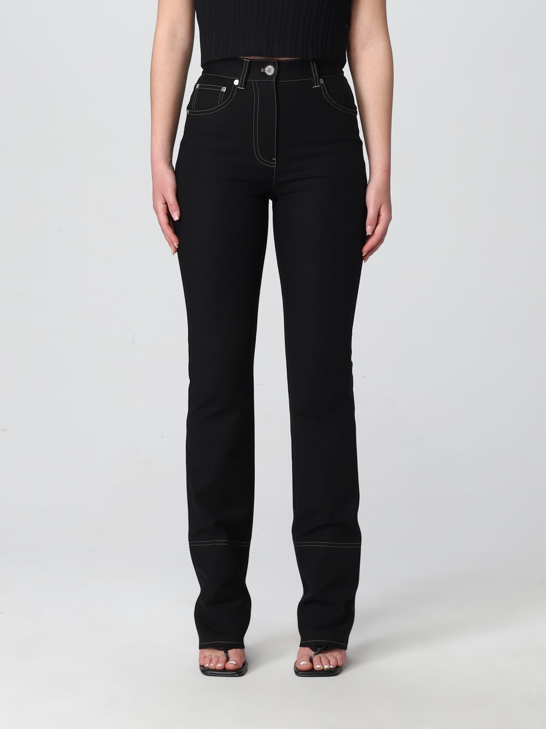 Helmut Lang Jeans In Cotton Denim In Black