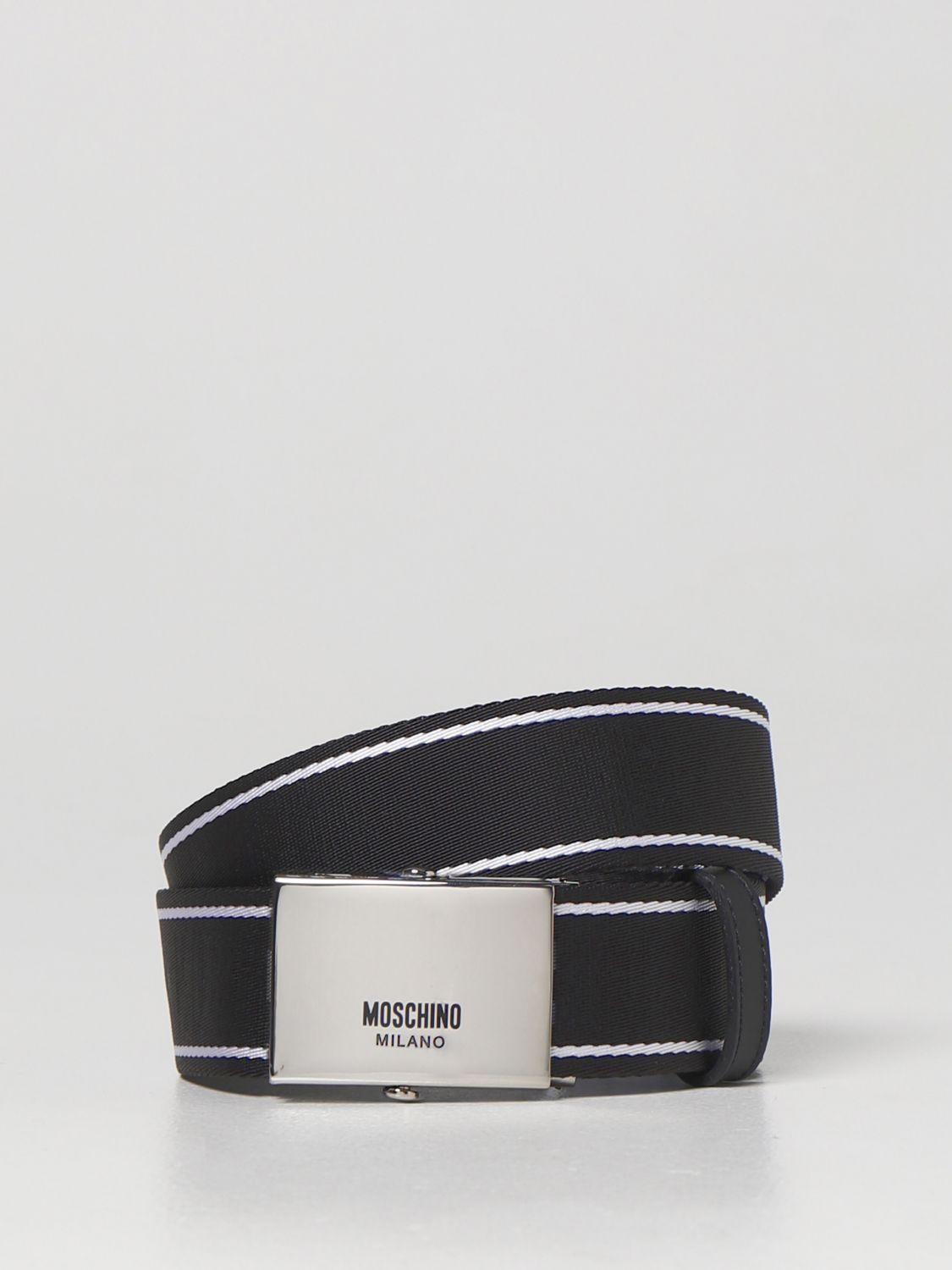 皮带 Moschino Couture: Moschino Couture皮带男士 黑色 1 2