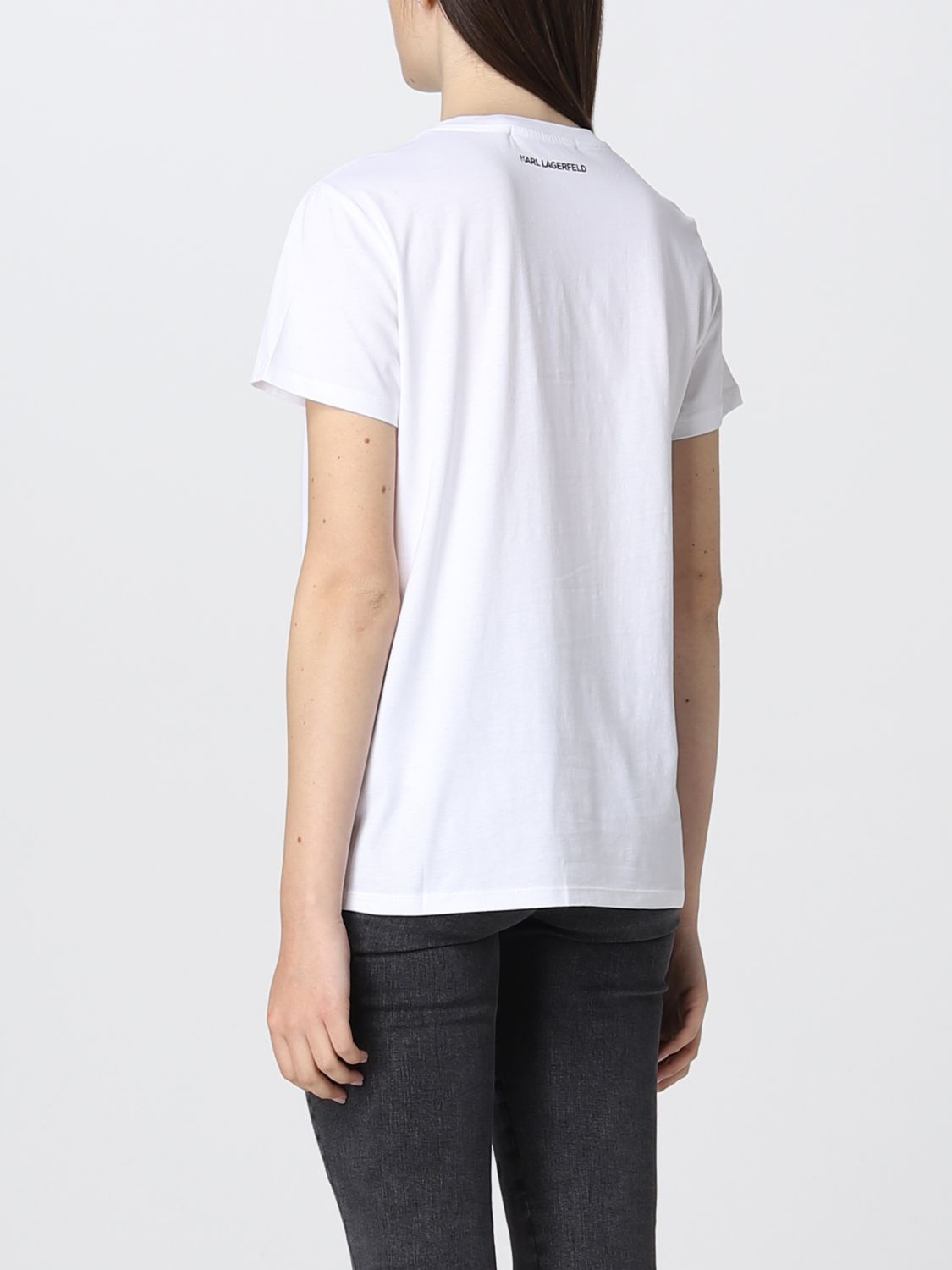 Camiseta Karl Lagerfeld: Camiseta mujer Karl Lagerfeld blanco 2
