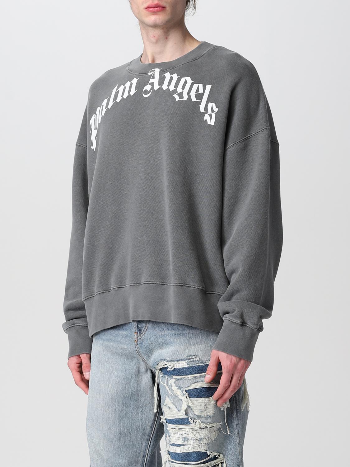 palm angels black sweatshirt