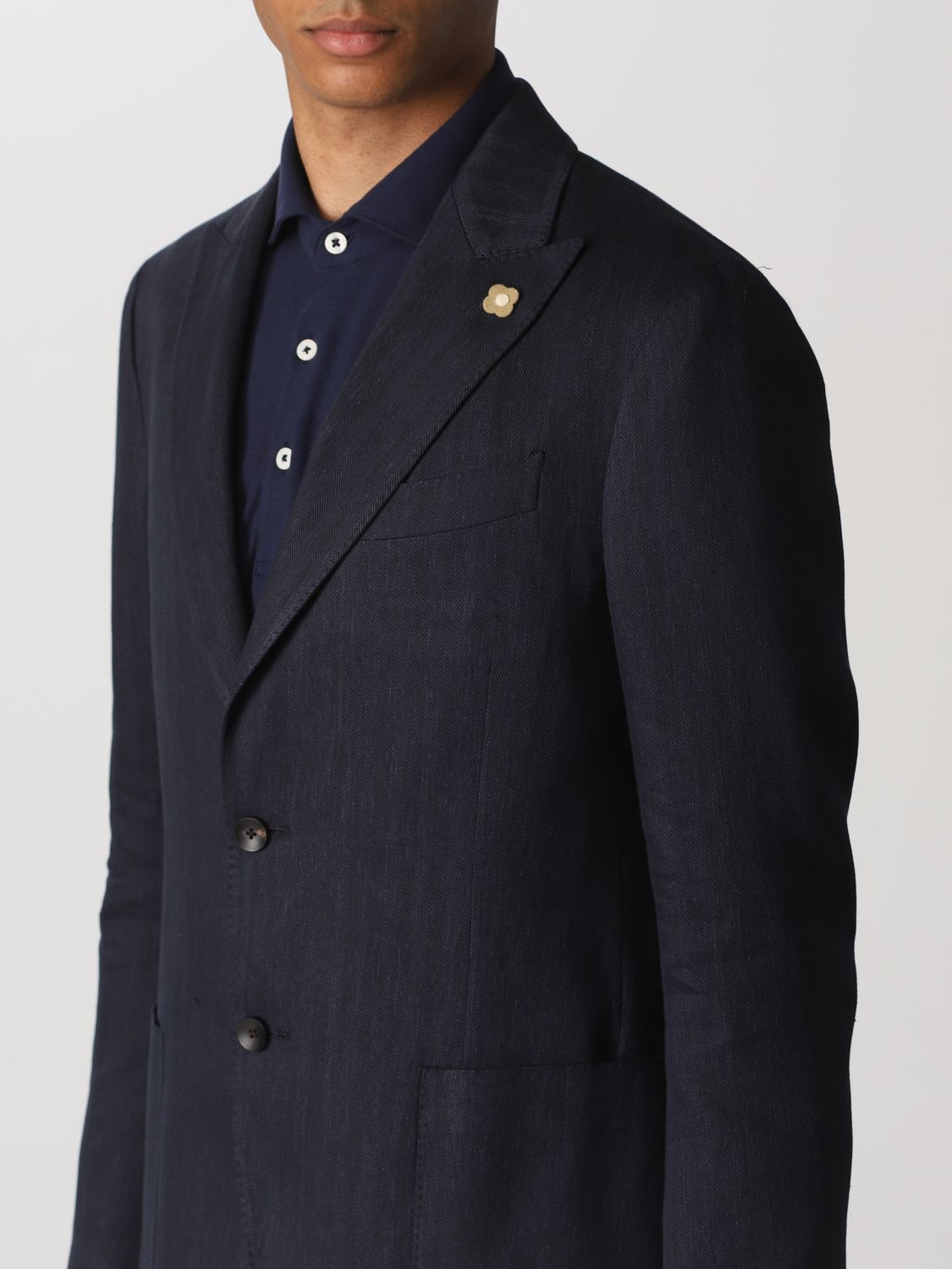 Blazer Lardini: Jacket men Lardini blue 4