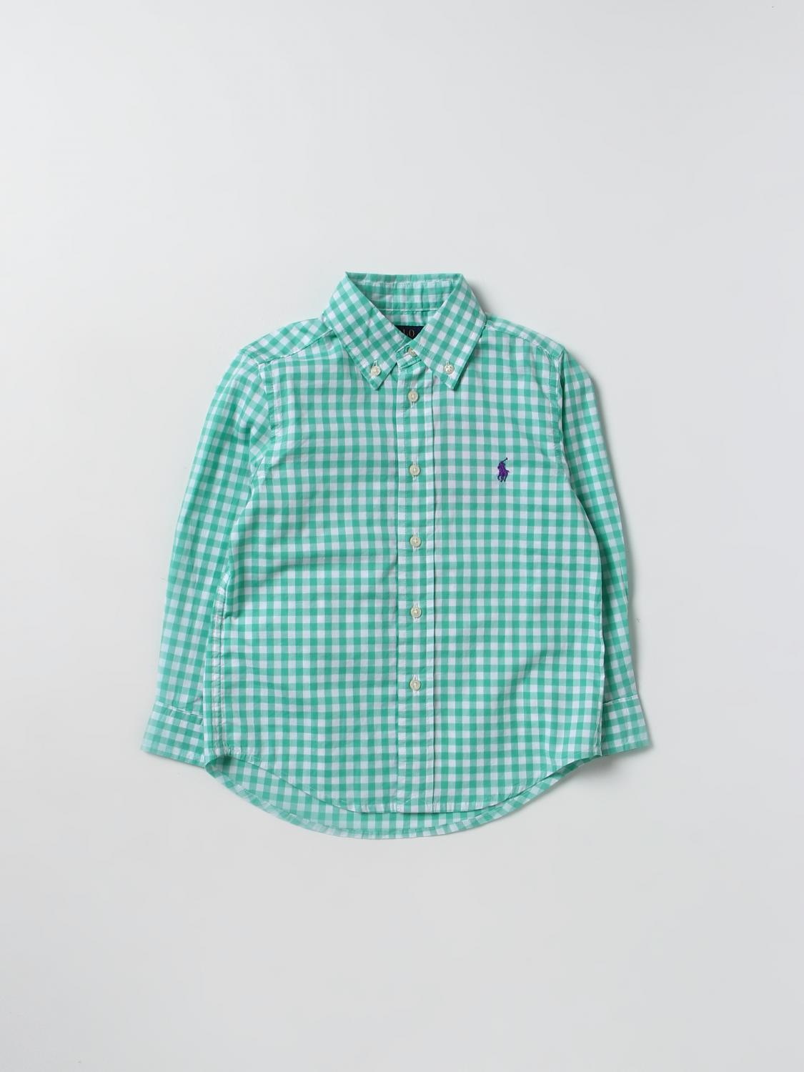 POLO RALPH LAUREN: Shirt kids - Green 