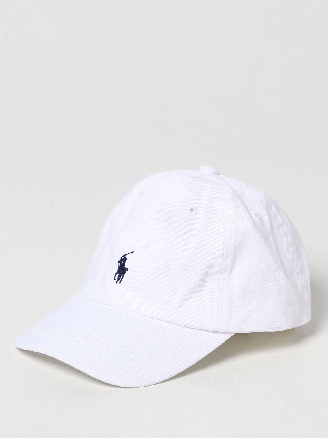 Hat Polo Ralph Lauren: Polo Ralph Lauren cotton baseball cap white 1