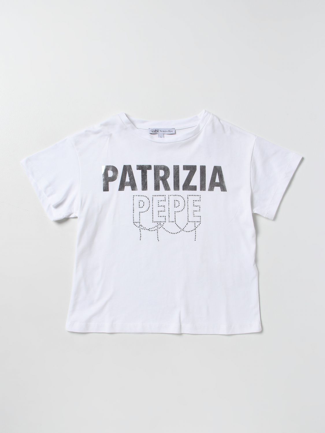 T-shirt Patrizia Pepe: Patrizia Pepe T-shirt with logo white 1