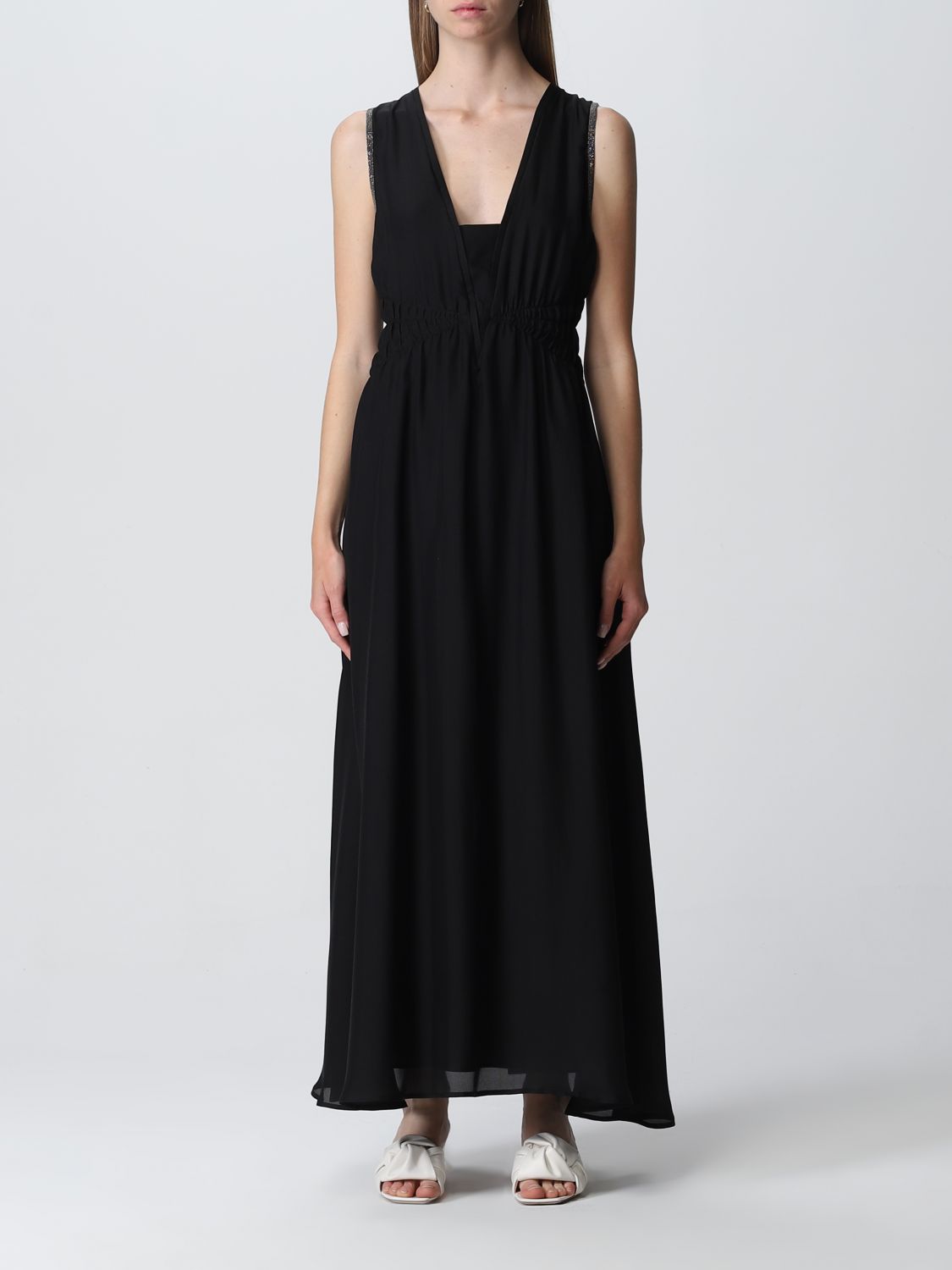 Fabiana Filippi Outlet: dress for woman - Black | Fabiana Filippi dress ...