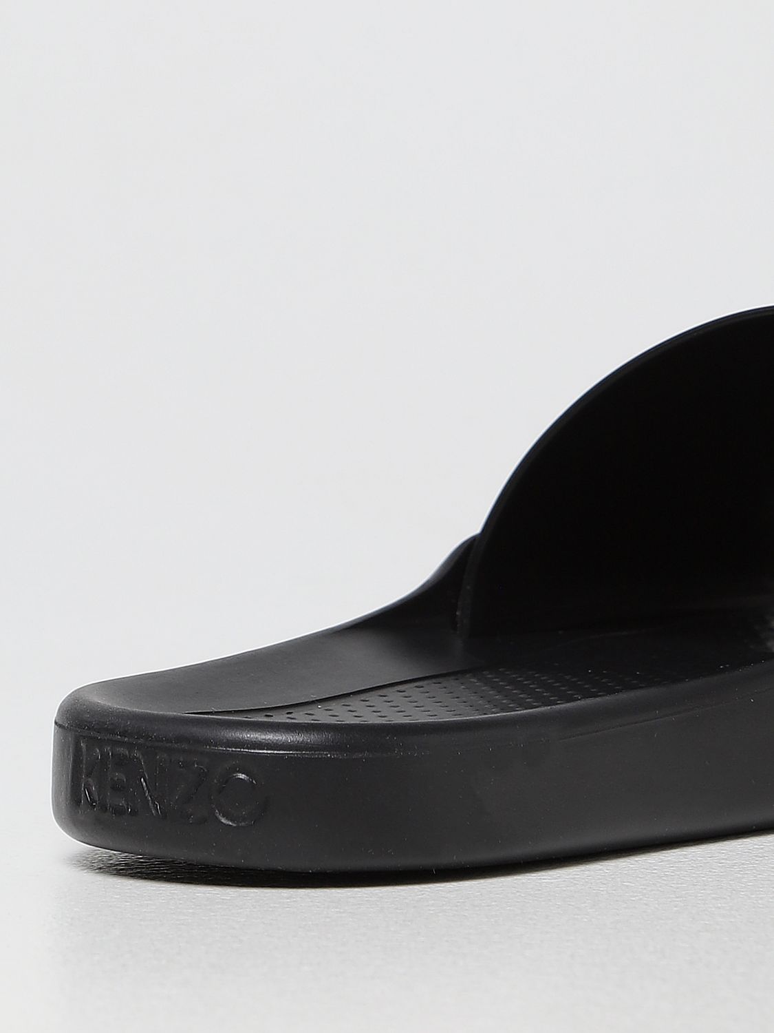 Sandals Kenzo: Kenzo rubber sandal with logo black 3