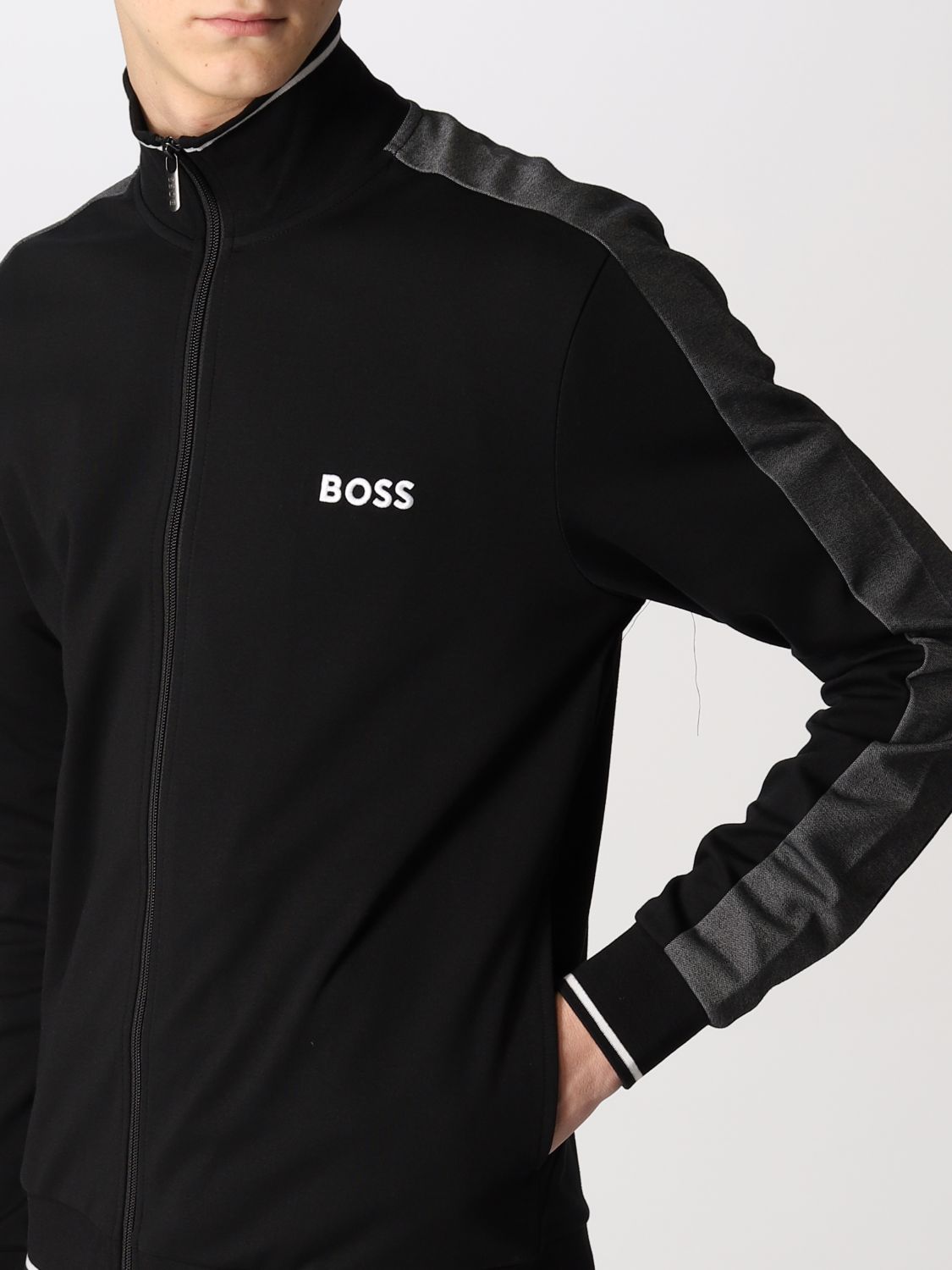 mens black hugo boss sweatshirt