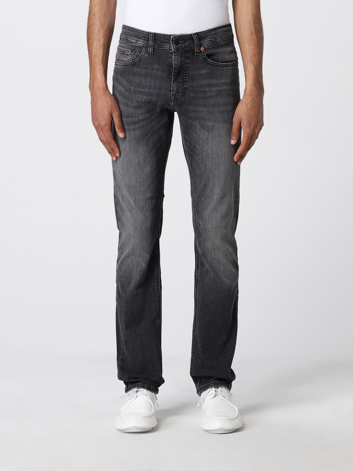 BOSS: Jeans men - Grey | Boss jeans 50468149 online on GIGLIO.COM